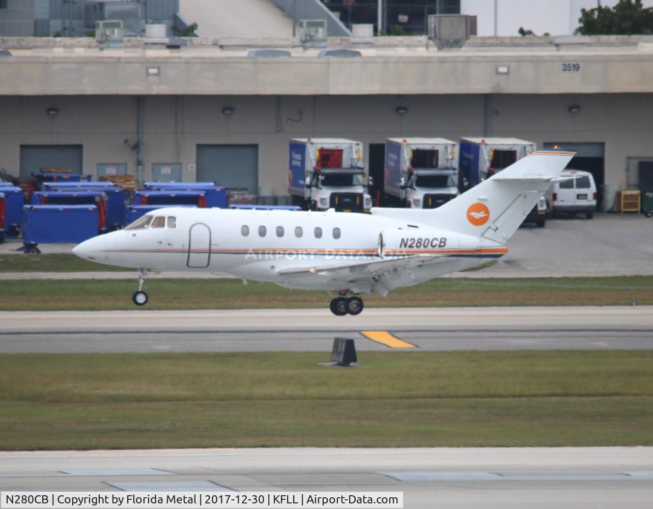 N280CB, 2005 Raytheon Hawker 800XP C/N 258733, FLL 2017