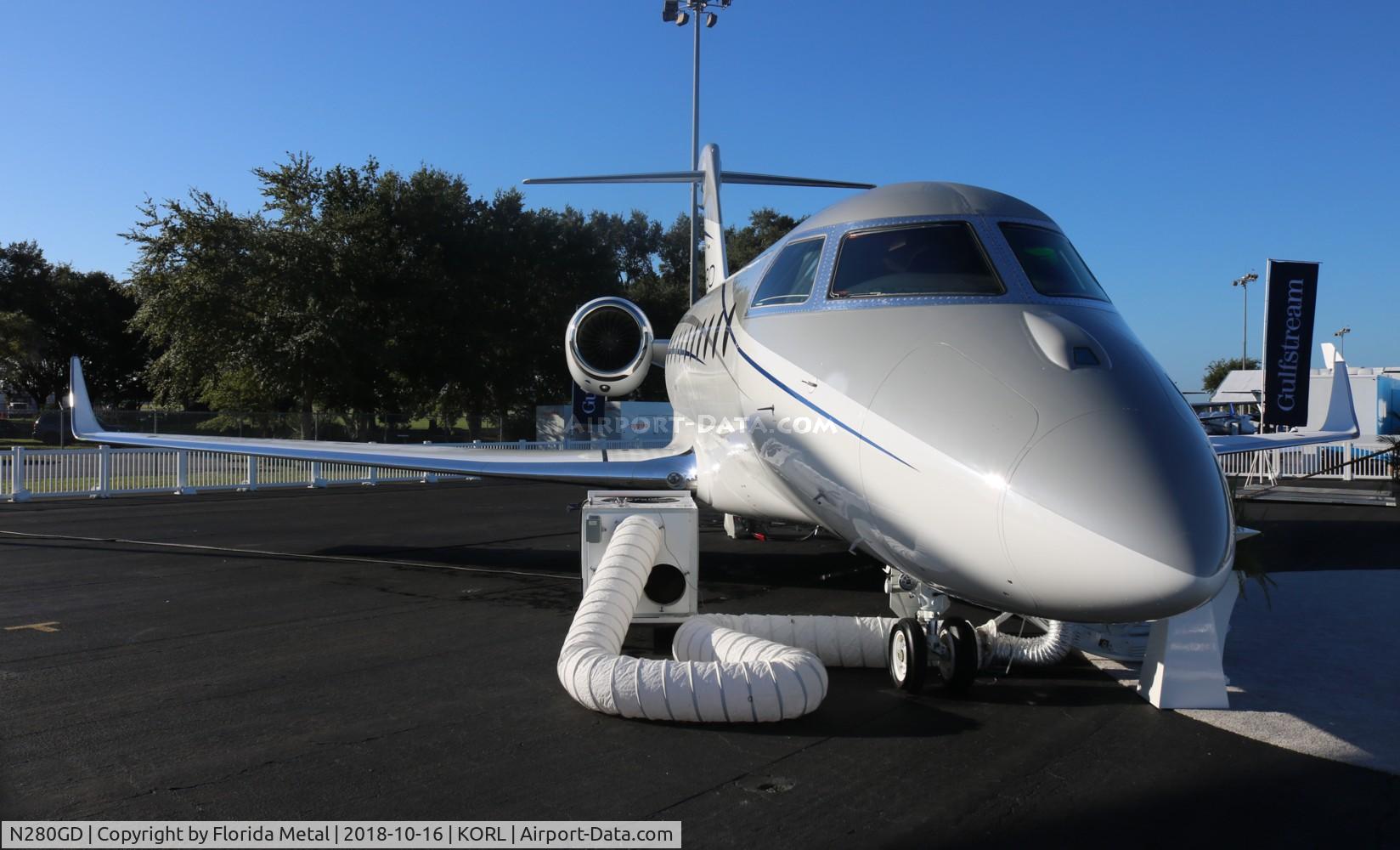 N280GD, 2018 Israel Aircraft Industries Gulfstream G280 C/N 2143, NBAA 2018