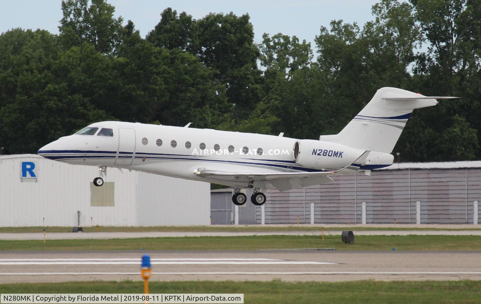 N280MK, 2017 Israel Aircraft Industries Gulfstream G280 C/N 2127, PTK 2019