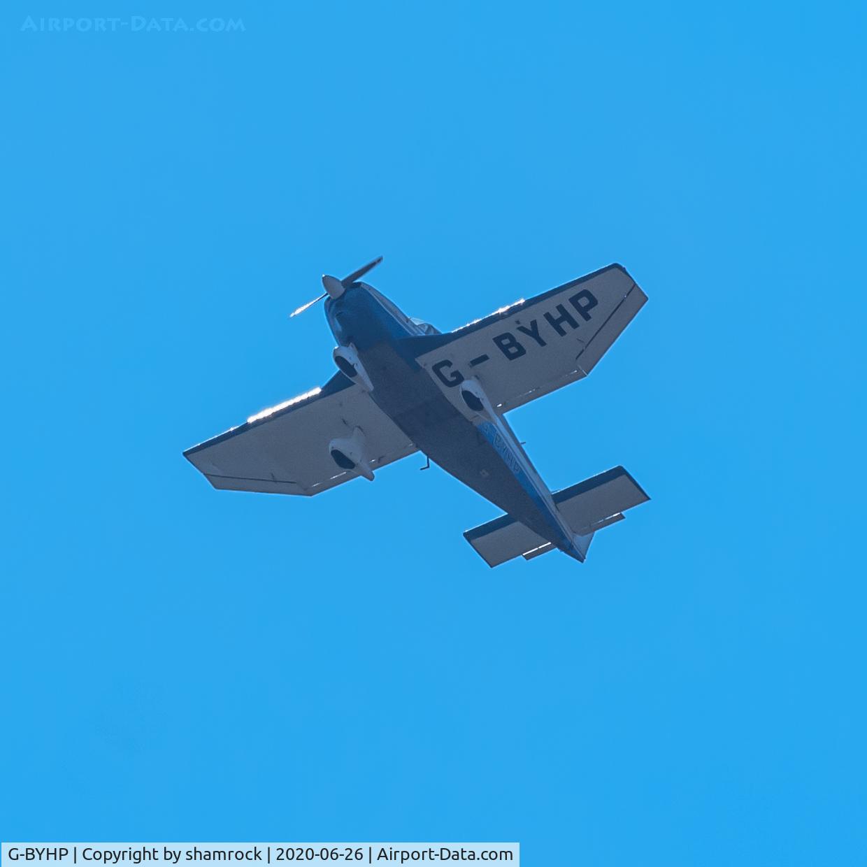 G-BYHP, 1970 CEA DR-253B Regent C/N 161, Over RSPB Reserve, Snettisham, Norfolk, England, roday.