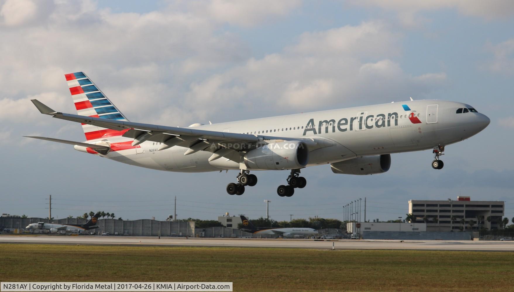 N281AY, 2009 Airbus A330-243 C/N 1041, MIA 2017