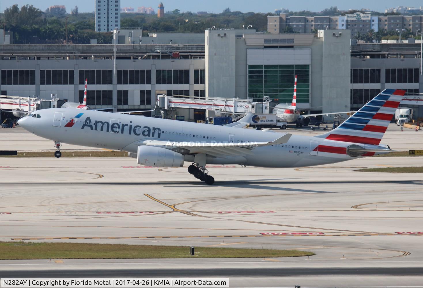 N282AY, 2009 Airbus A330-243 C/N 1069, MIA 2017