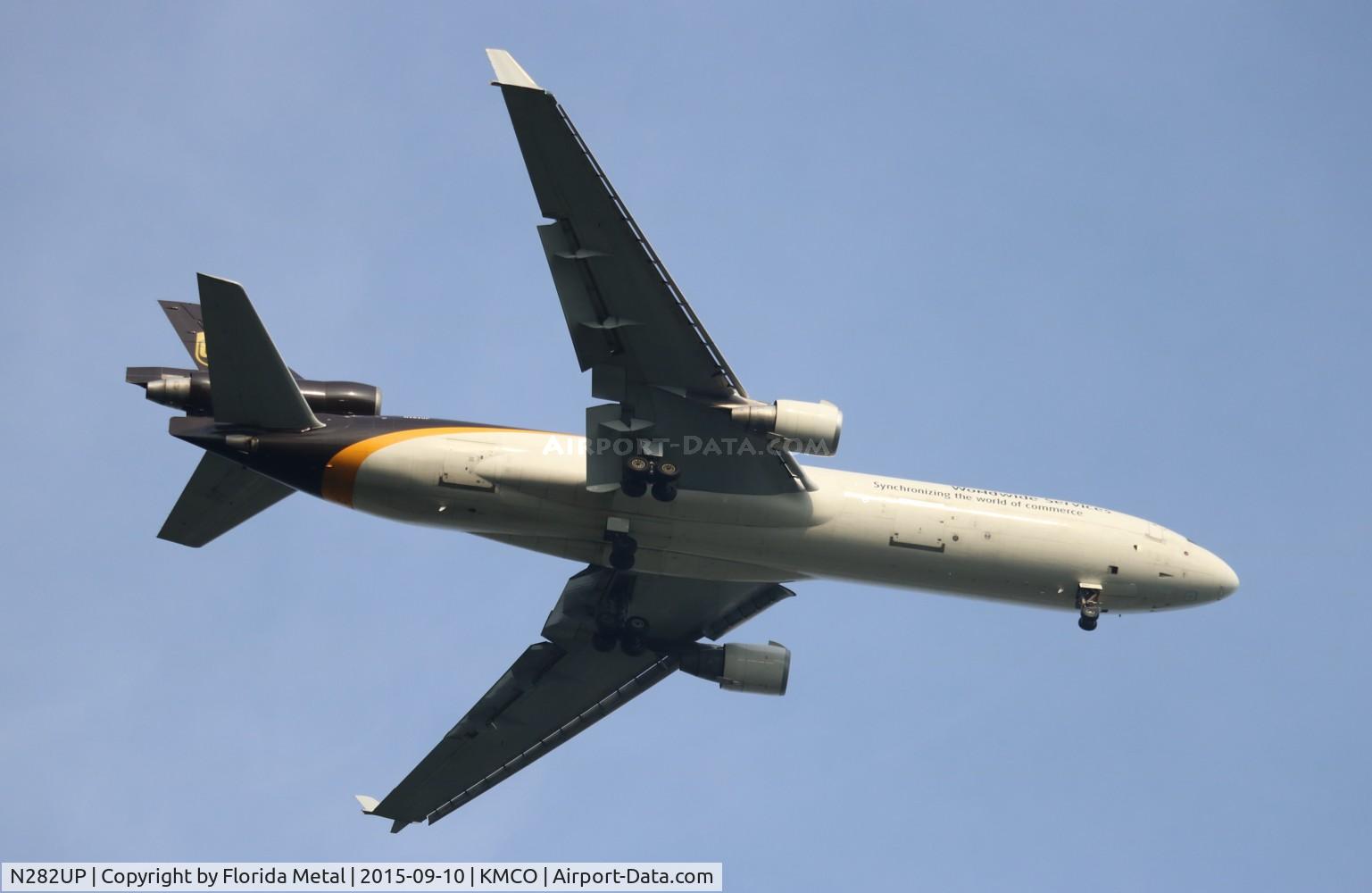 N282UP, 1991 McDonnell Douglas MD-11F C/N 48452, MCO 2015