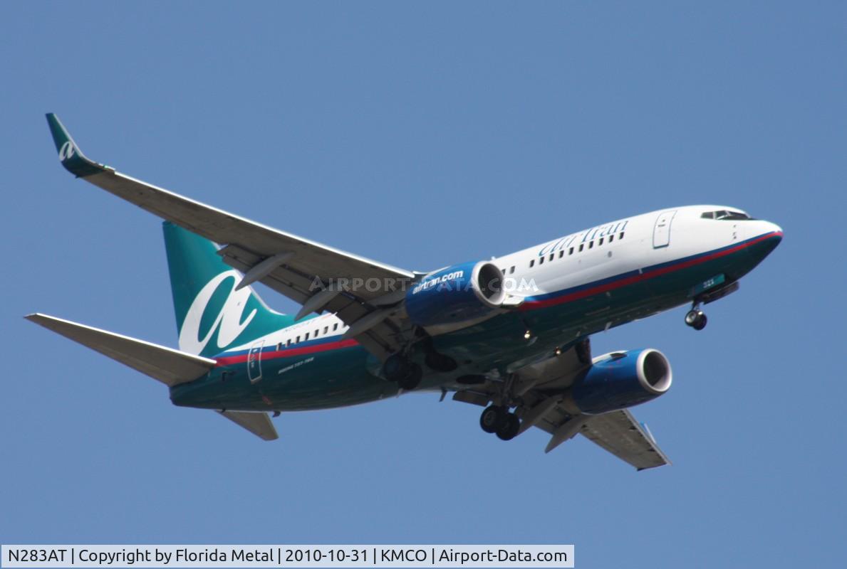 N283AT, 2006 Boeing 737-7BD C/N 34479, MCO 2010