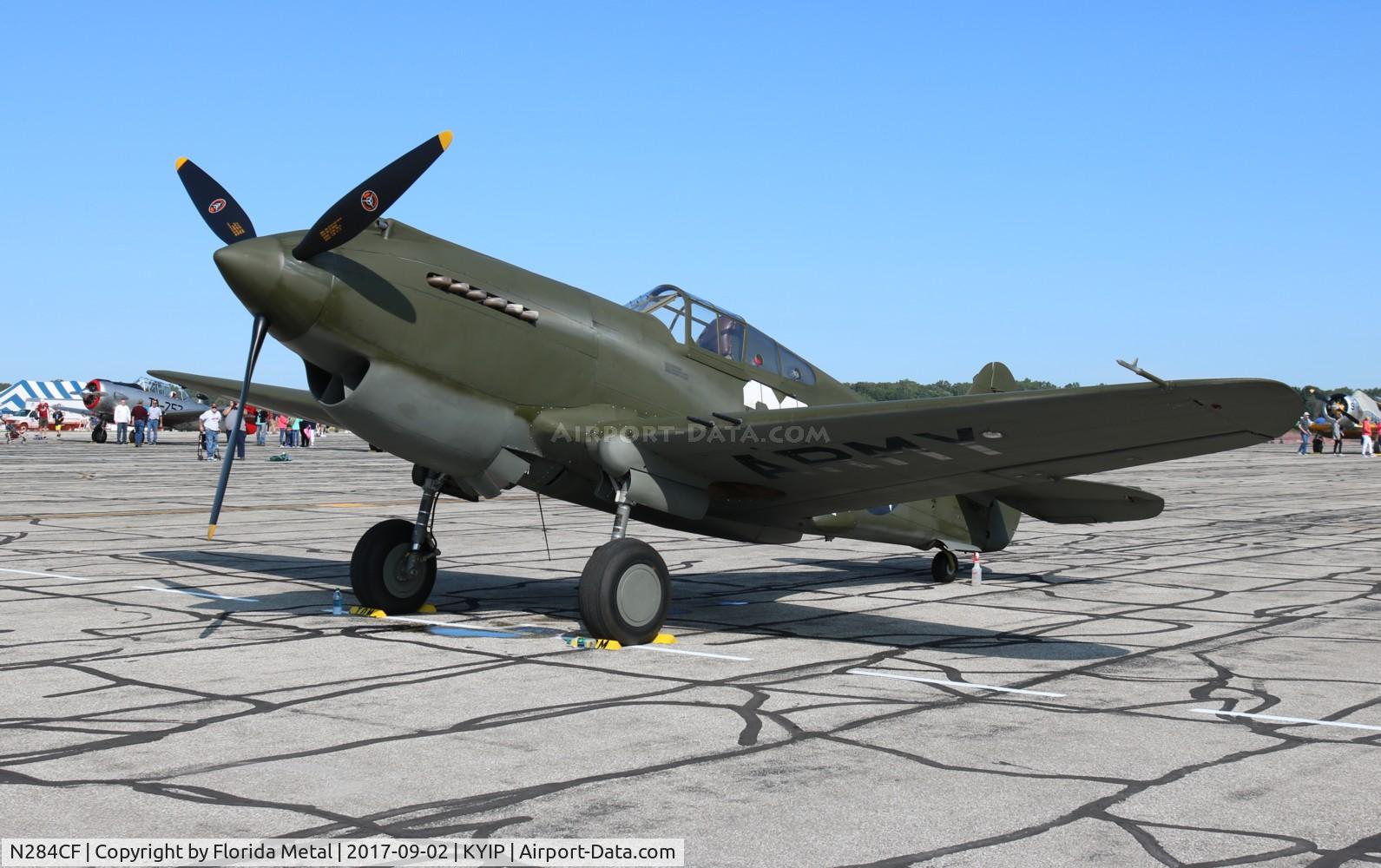 N284CF, 1941 Curtiss P-40B Warhawk C/N 16073, TOM 2017