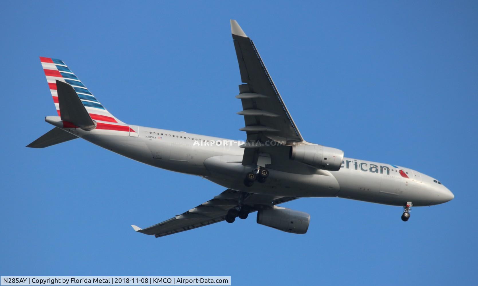 N285AY, 2010 Airbus A330-243 C/N 1100, MCO 2018