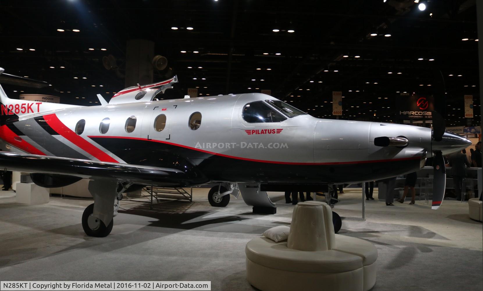 N285KT, 2016 Pilatus PC-12/47E C/N 1589, NBAA 2016