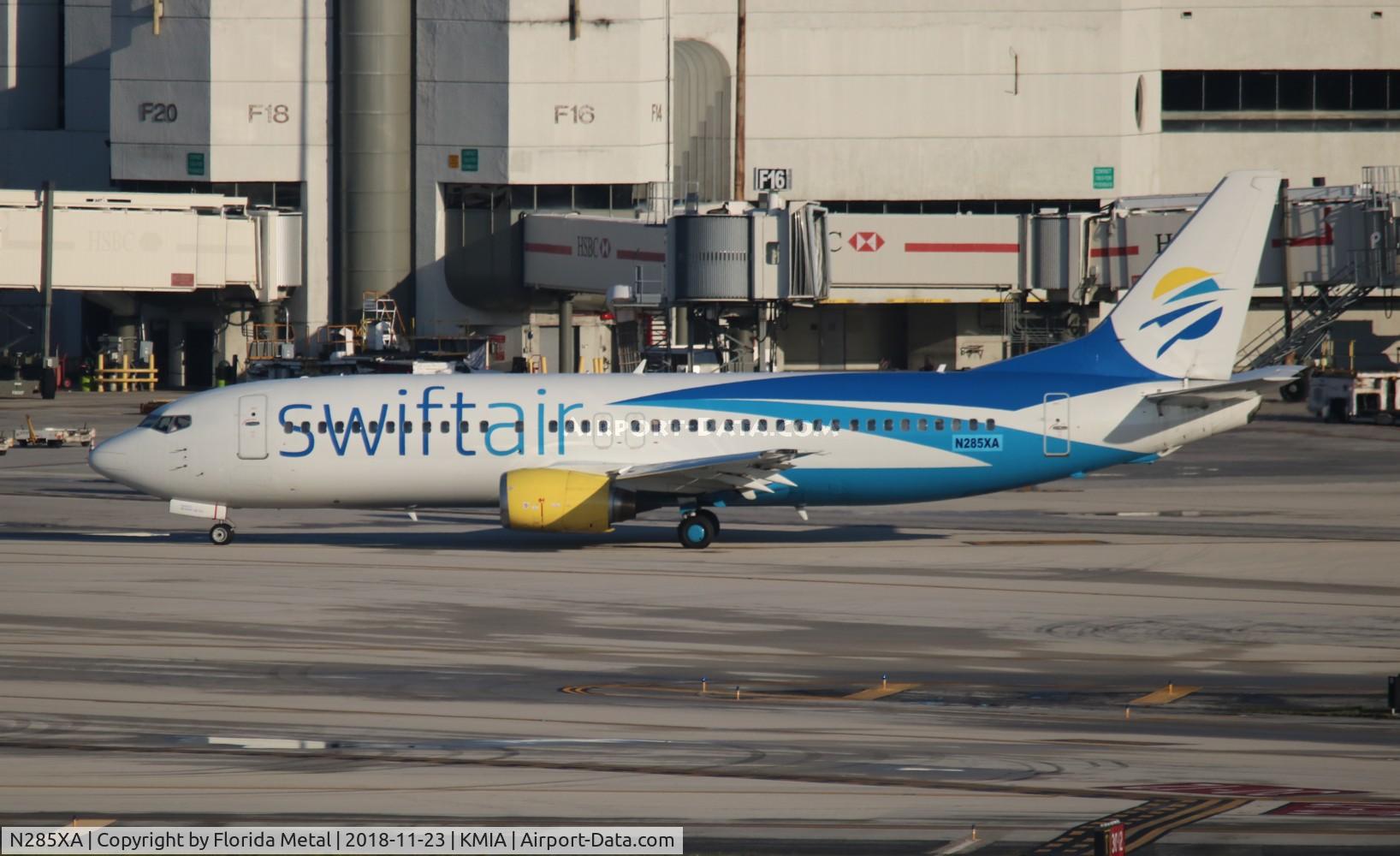 N285XA, 1993 Boeing 737-4Q8 C/N 26285, MIA 2018