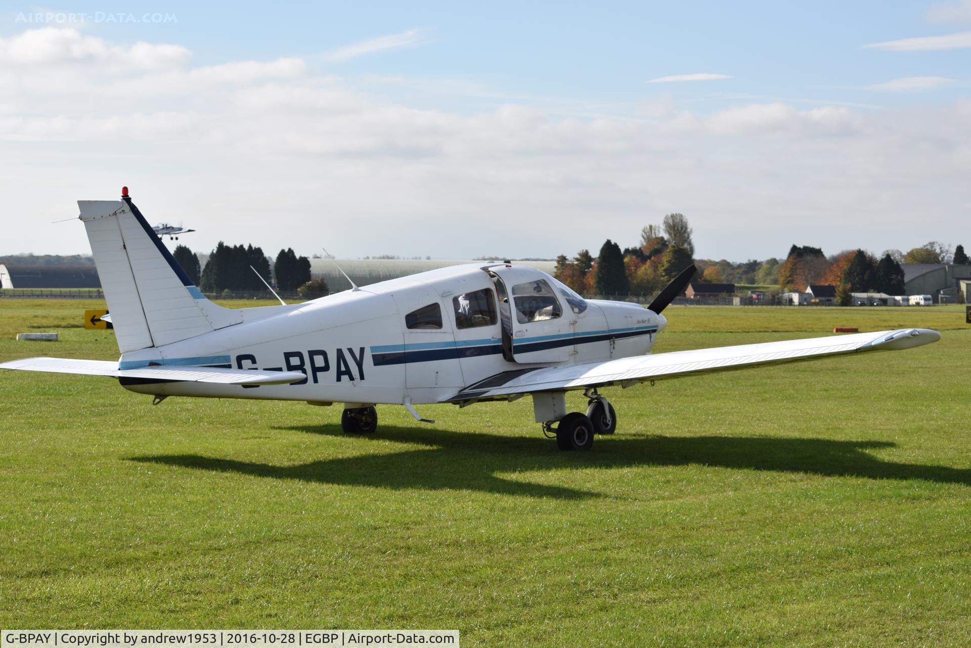 G-BPAY, 1980 Piper PA-28-181 Cherokee Archer II C/N 28-8090191, G-BPAY at Cotswold Airport.