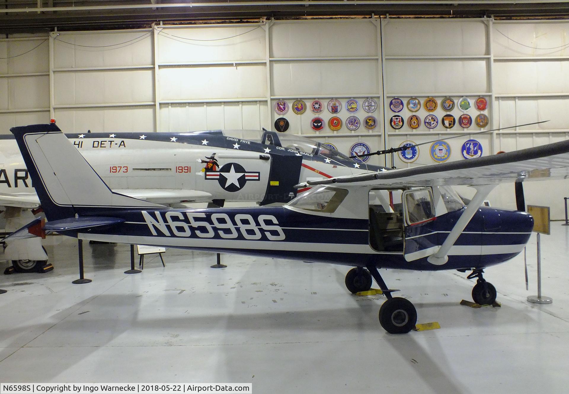 N6598S, 1972 Cessna 150H C/N 15067398, Cessna 150H at the Aviation Museum of Kentucky, Lexington KY