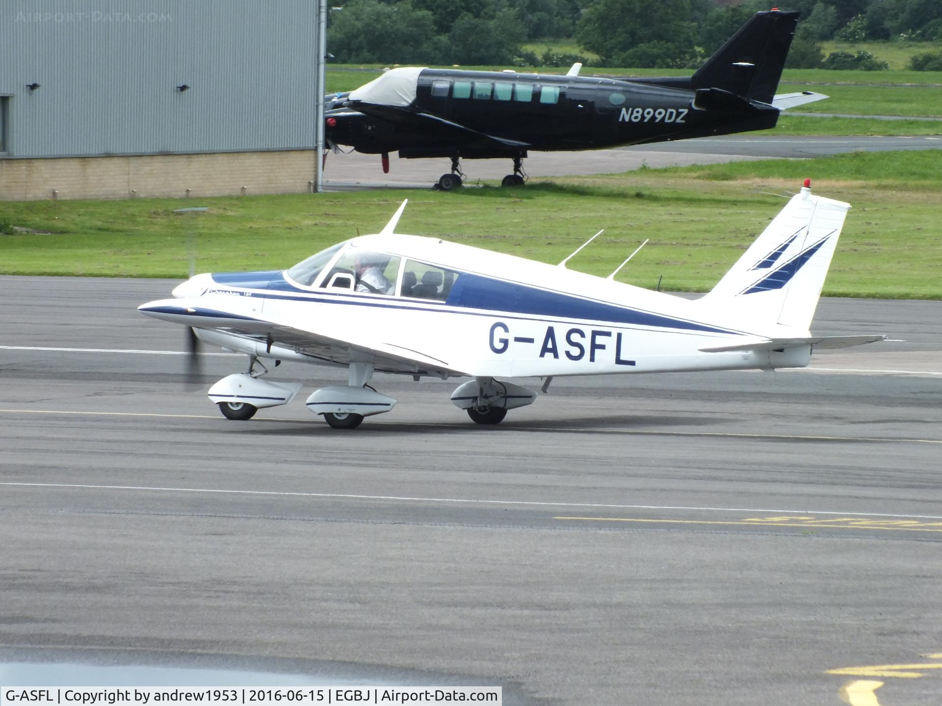 G-ASFL, 1963 Piper PA-28-180 Cherokee C/N 28-1170, G-ASFL at Gloucestershire Airport.