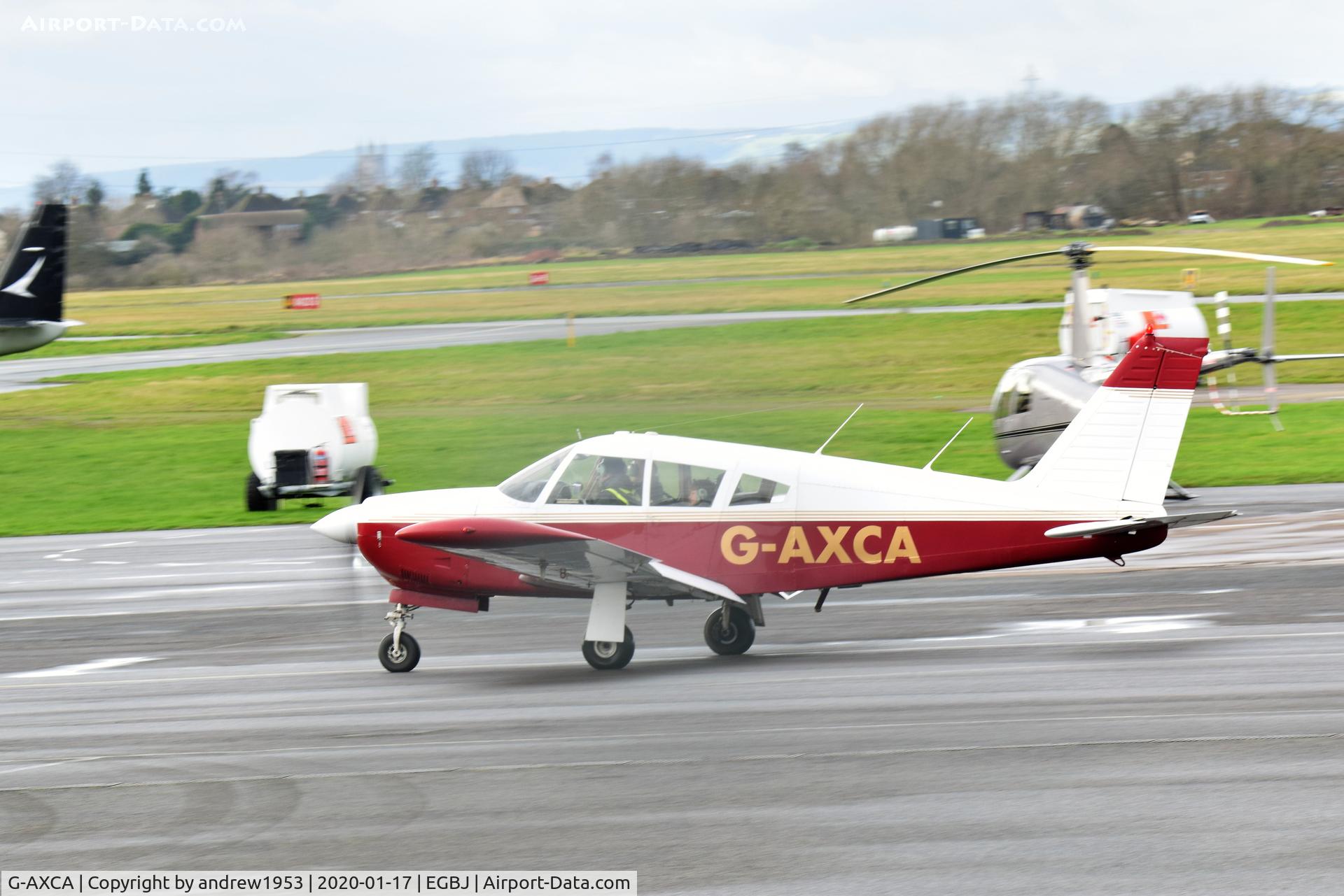 G-AXCA, 1969 Piper PA-28R-200 Cherokee Arrow C/N 28R-35053, G-AXCA at Gloucestershire Airport.