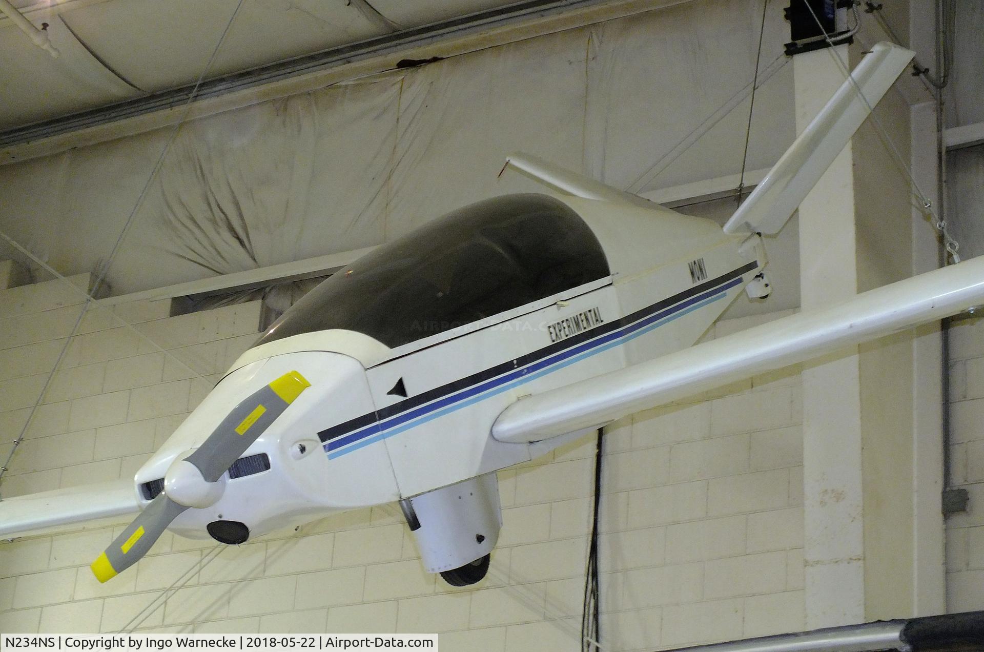 N234NS, 1984 Monnett Moni C/N 234, Monnett (Stephens, Neal G) Moni at the Aviation Museum of Kentucky, Lexington KY