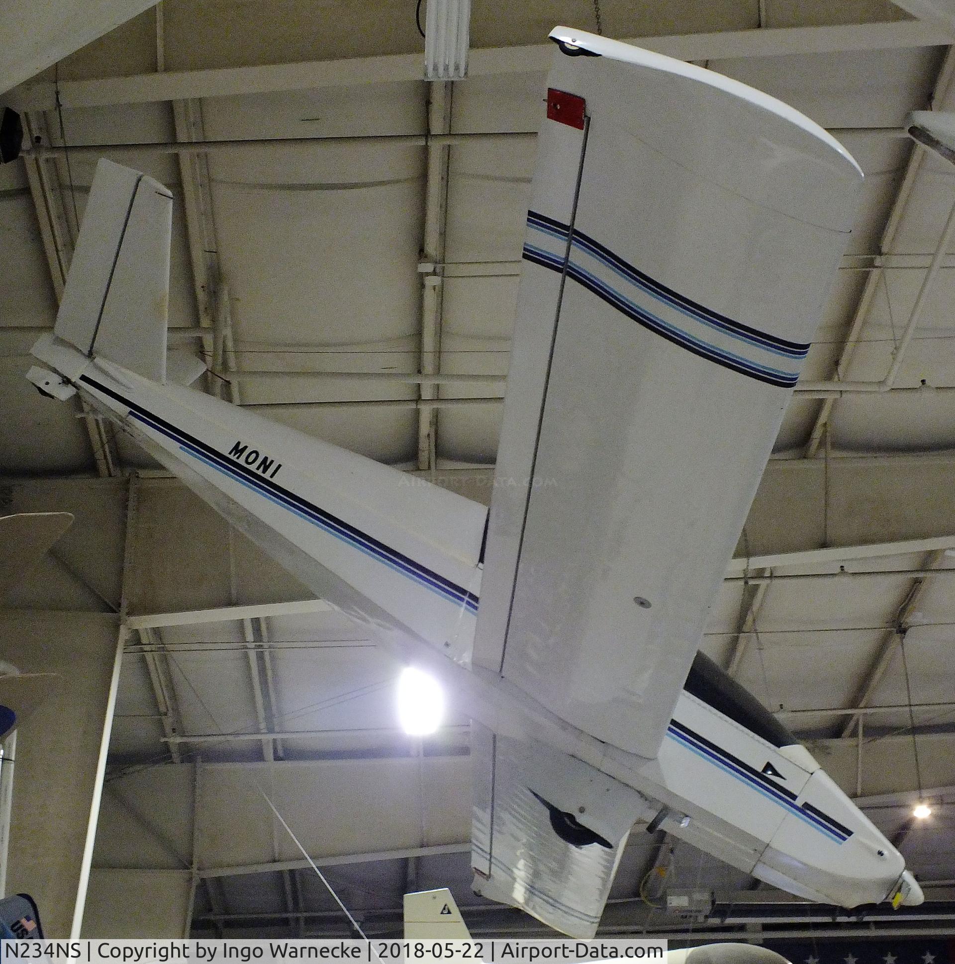 N234NS, 1984 Monnett Moni C/N 234, Monnett (Stephens, Neal G) Moni at the Aviation Museum of Kentucky, Lexington KY