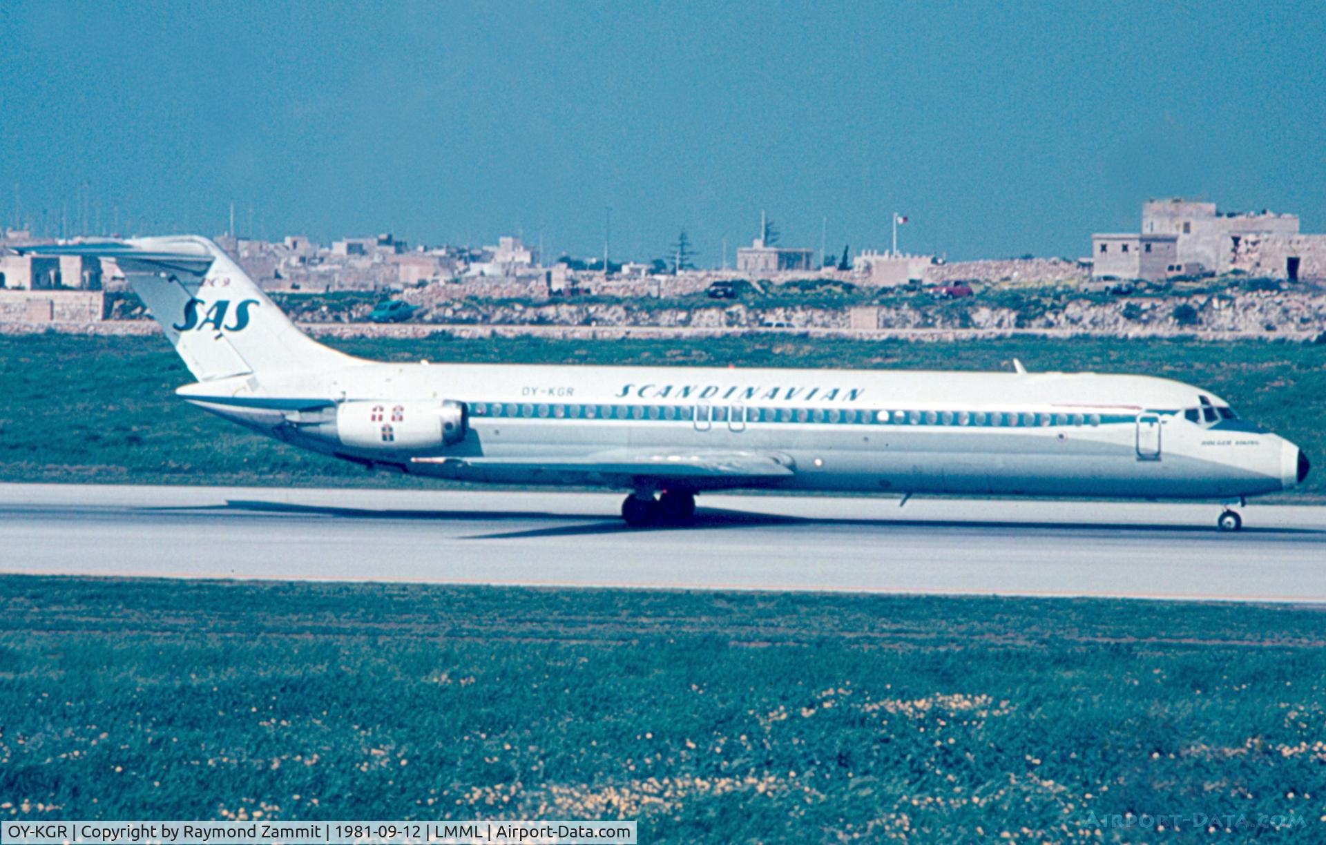 OY-KGR, 1976 Douglas DC-9-41 C/N 47725, DC9 OY-KGR SAS