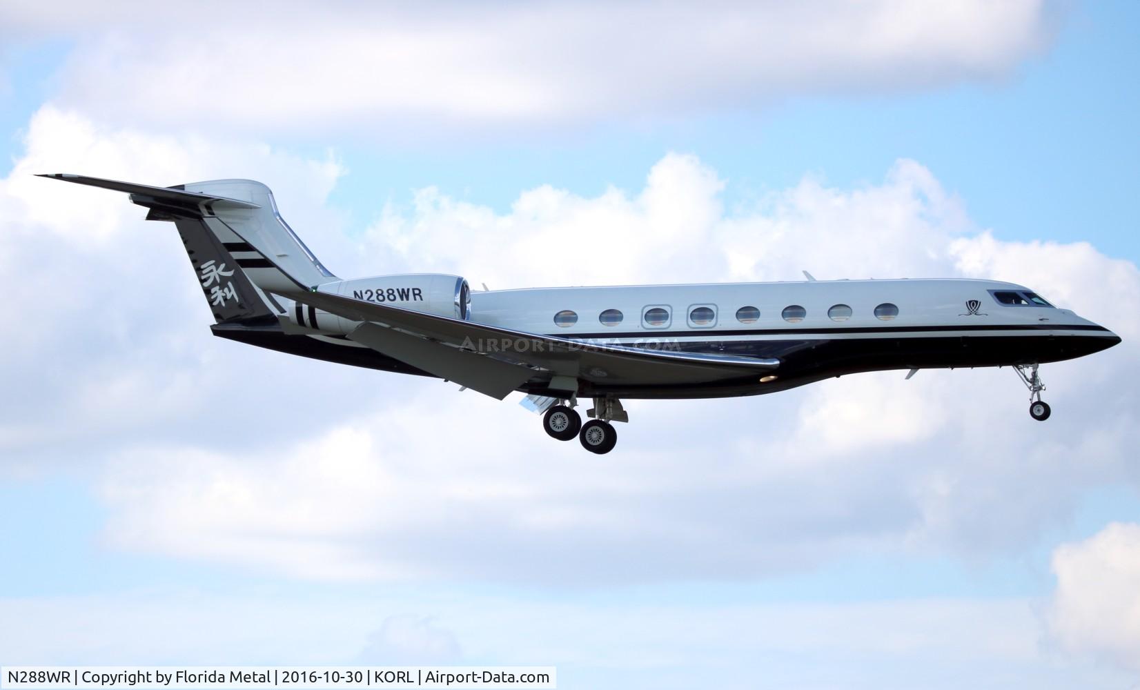 N288WR, 2011 Gulfstream Aerospace G650 (G-VI) C/N 6007, NBAA 2016