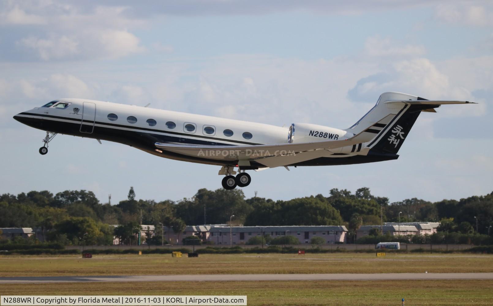 N288WR, 2011 Gulfstream Aerospace G650 (G-VI) C/N 6007, NBAA 2016