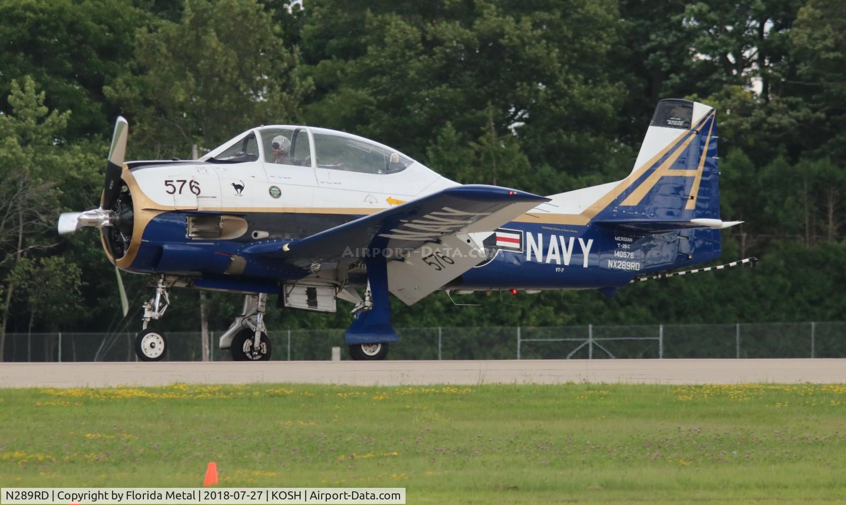 N289RD, 1956 North American T-28C Trojan C/N 226-153, OSH 2018