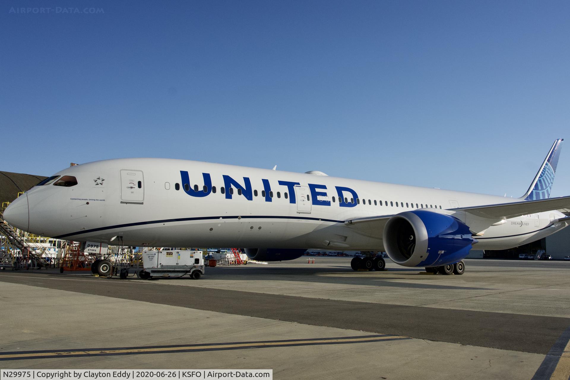 N29975, 2020 Boeing 787-9 Dreamliner C/N 66134, SFO 2020.