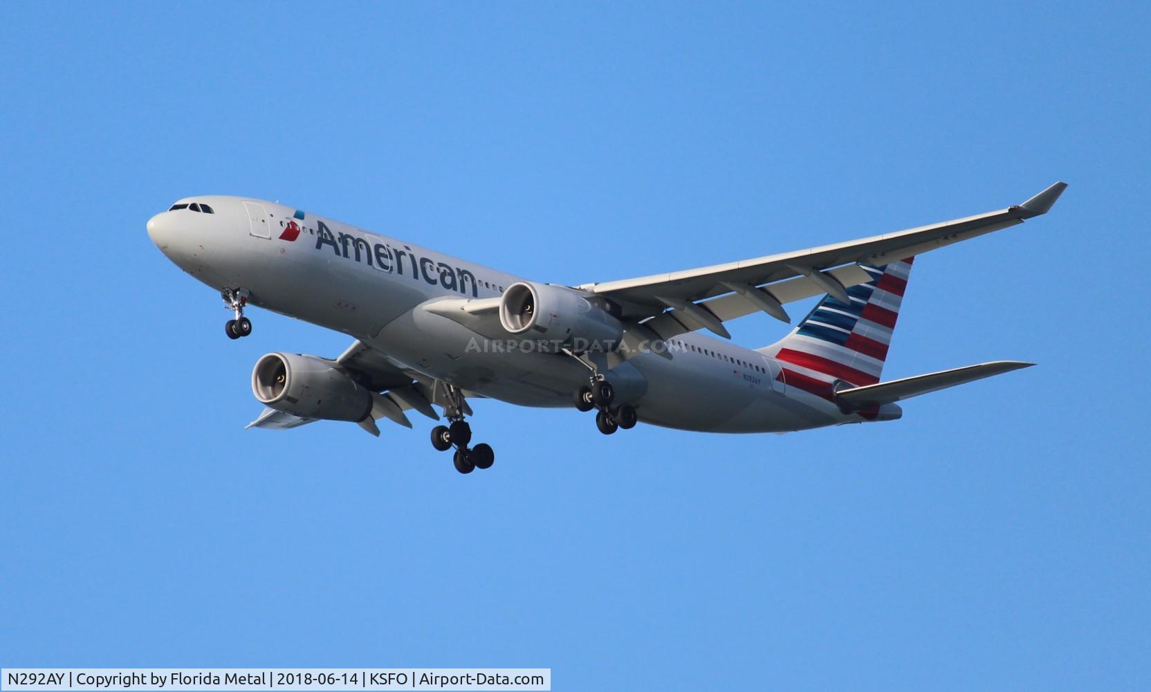 N292AY, 2014 Airbus A330-243 C/N 1512, SFO 2018
