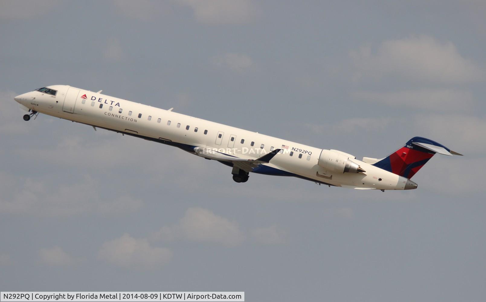 N292PQ, 2013 Bombardier CRJ-900 (CL-600-2D24) C/N 15292, DTW 2014
