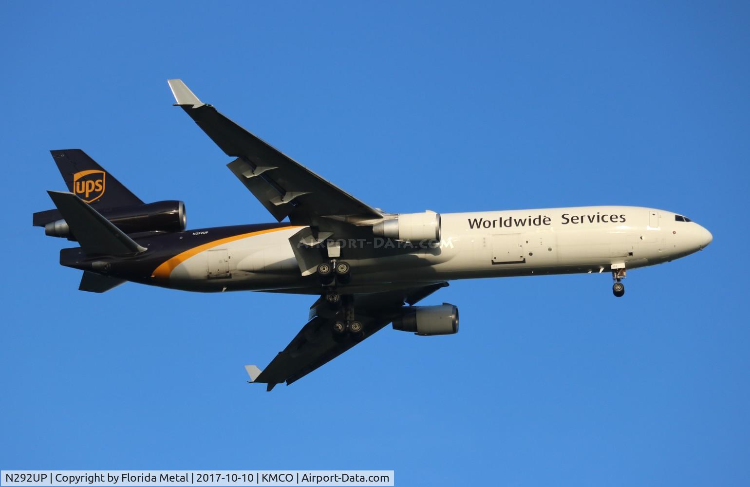 N292UP, 1993 McDonnell Douglas MD-11 C/N 48566, MCO 2017
