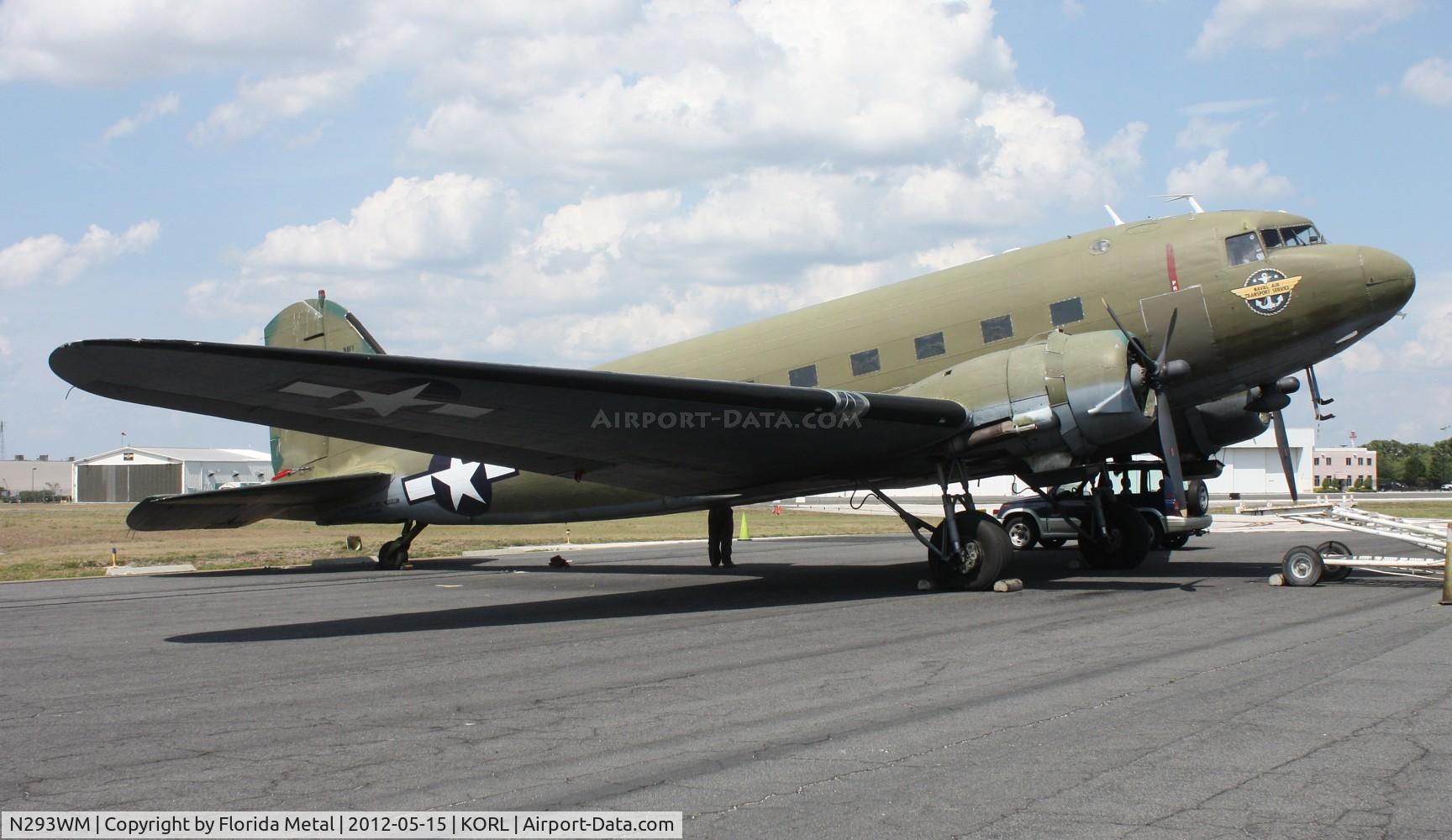 N293WM, 1943 Douglas DC3C-S1C3G (C-47A) C/N 13860, ORL 2012