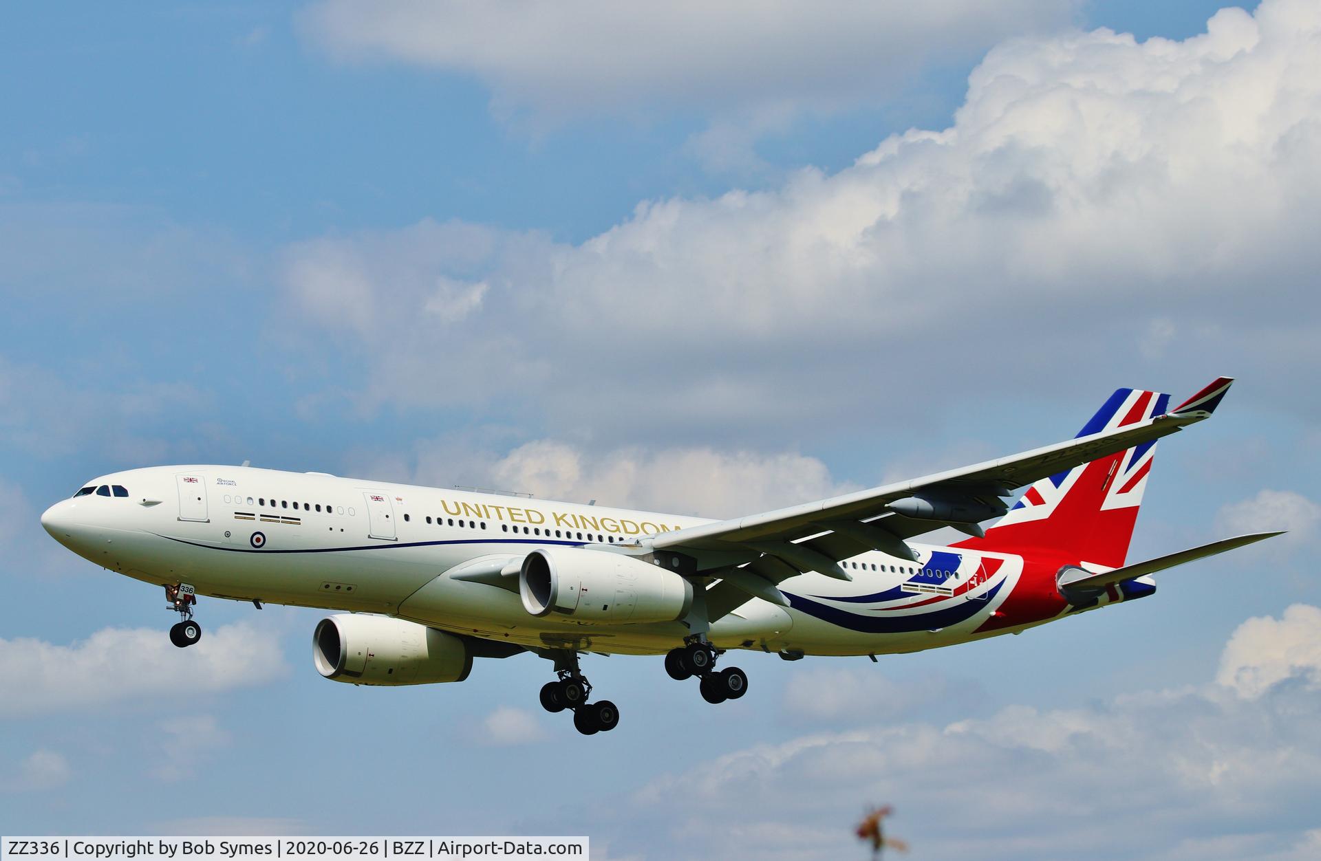 ZZ336, 2012 Airbus KC3 Voyager (A330-243MRTT) C/N 1363, New paint for UK 1