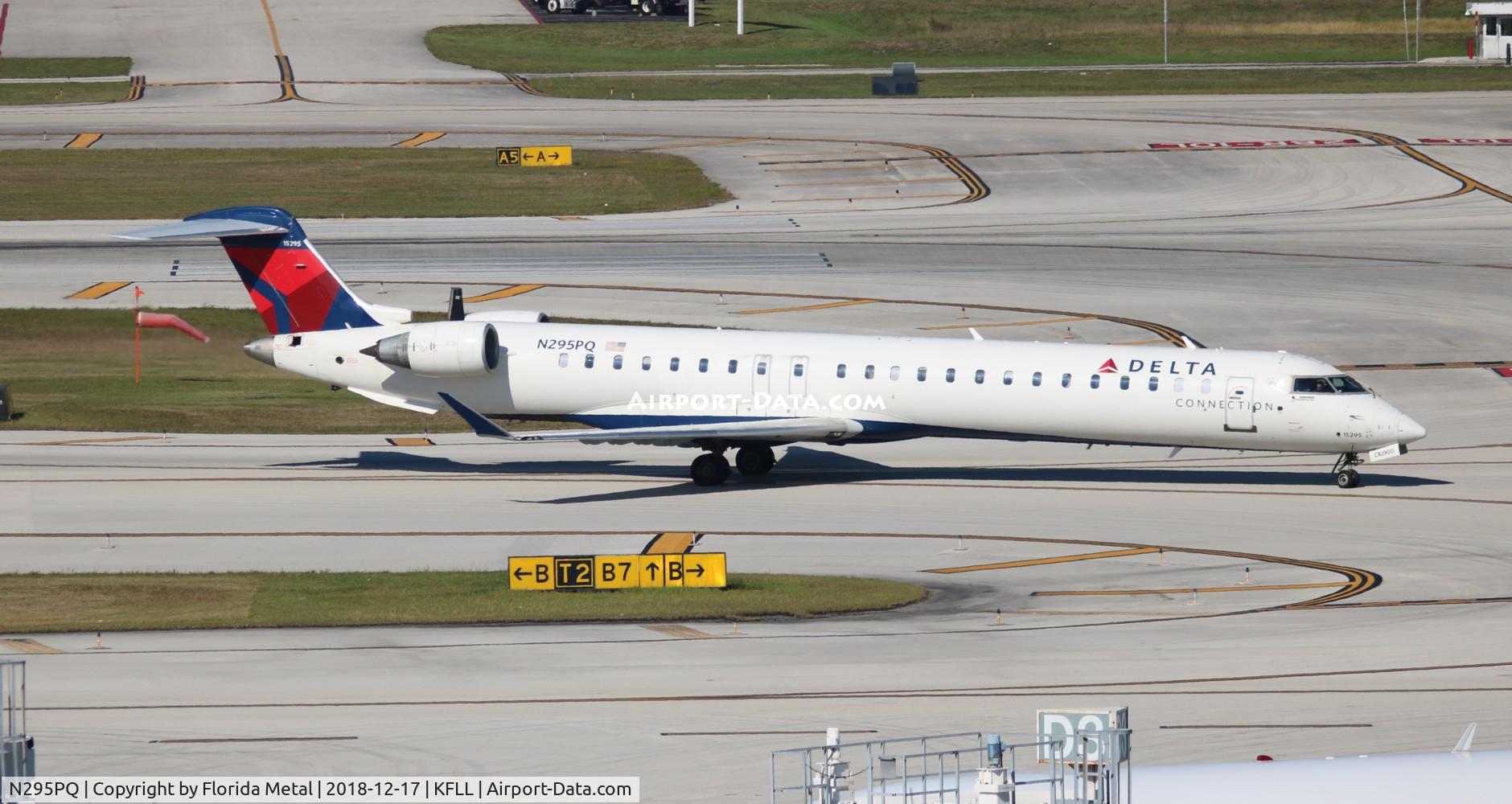 N295PQ, 2013 Bombardier CRJ-900 (CL-600-2D24) C/N 15295, FLL 2018