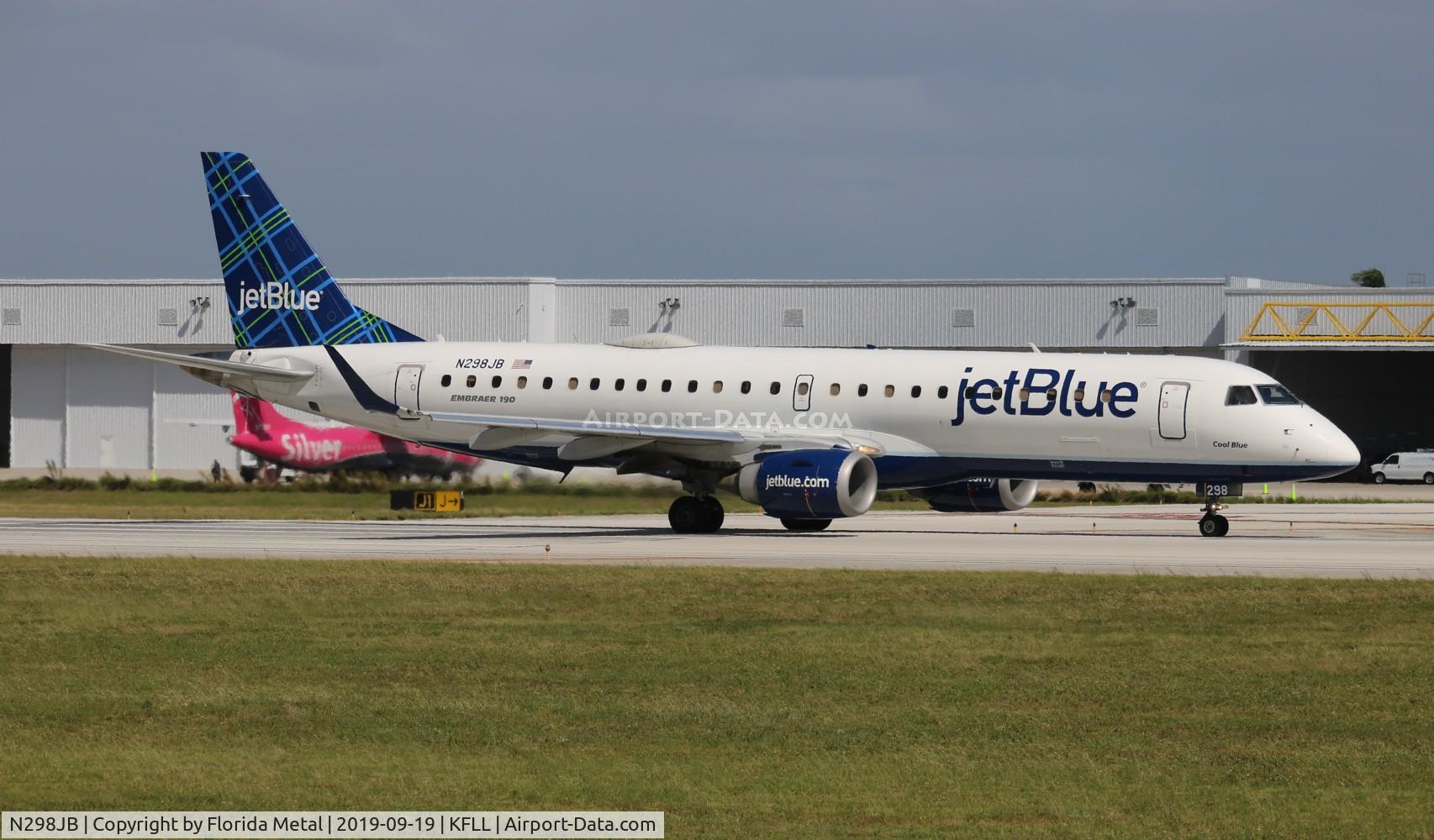 N298JB, 2009 Embraer 190AR (ERJ-190-100IGW) C/N 19000249, FLL 2019