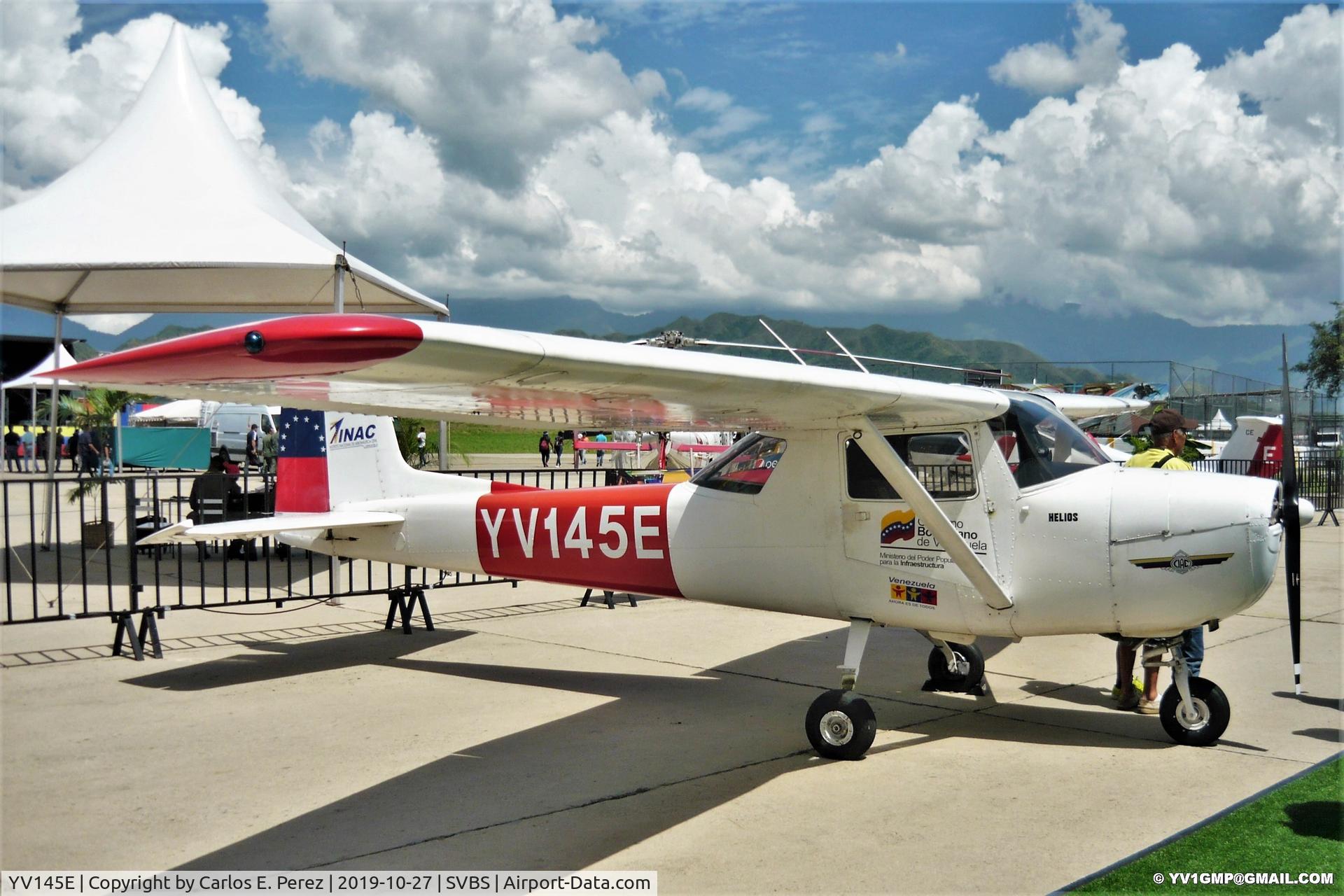 YV145E, Cessna 150D C/N 150-60744, CESSNA 150D (YV145E) of the INAC / CIAC exhibited at the Aereo Expo Venezuela 2019 at Mariscal Sucre Air Base (SVBS) in Maracay - Venezuela