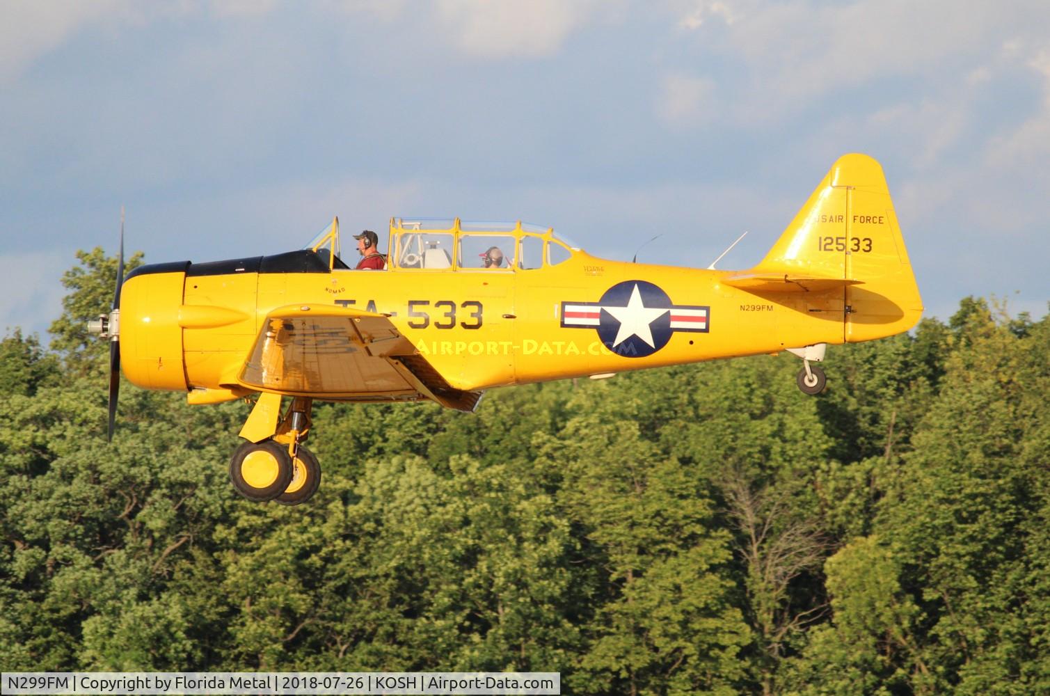 N299FM, 1943 North American SNJ-4 Texan C/N 88-12533, OSH 2018
