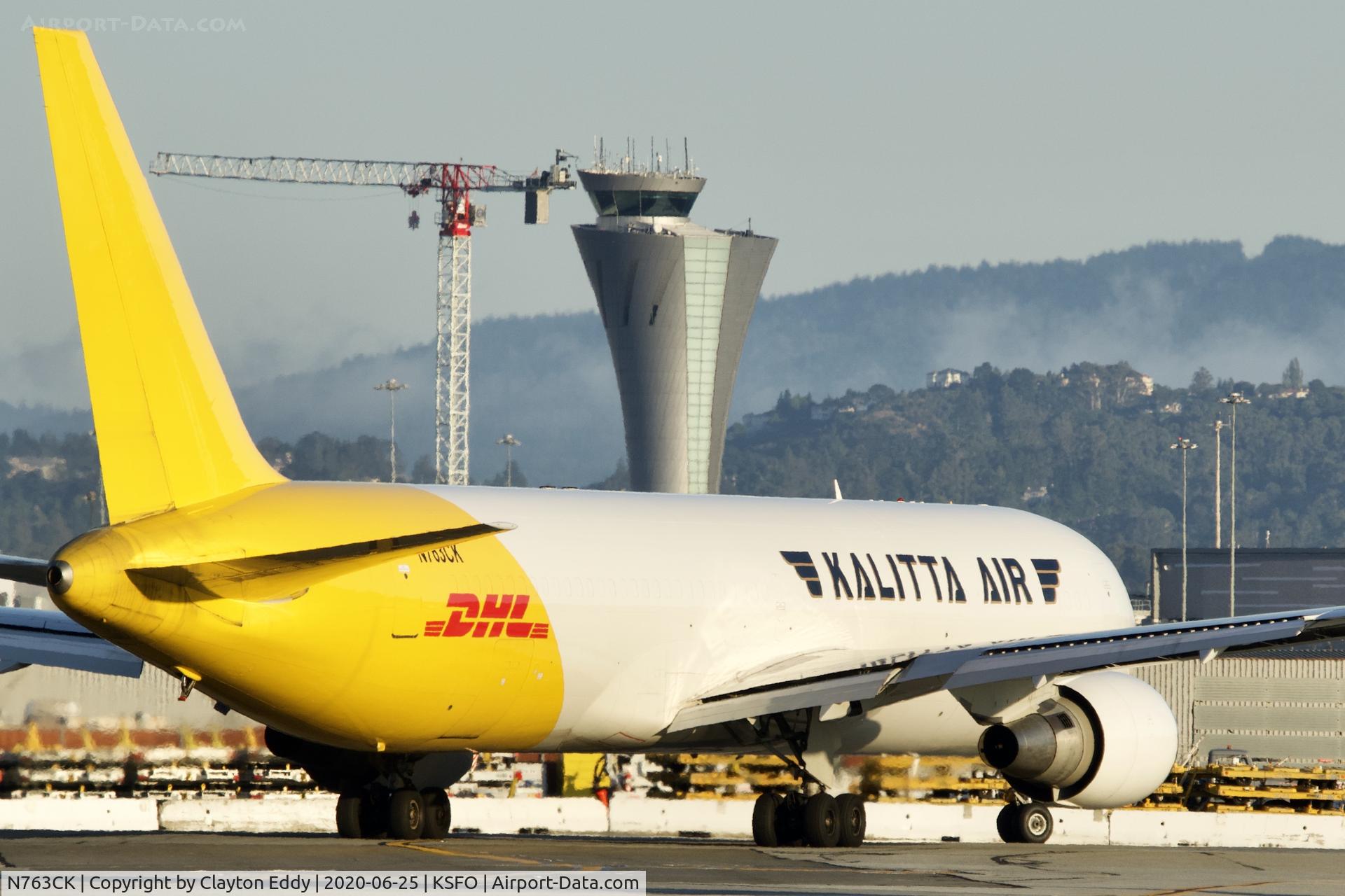 N763CK, 1993 Boeing 767-3P6/ERF C/N 26233, 1993 Boeing 767-300 SFO 2020.