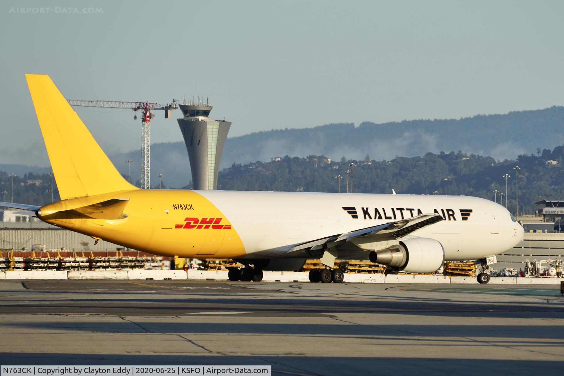 N763CK, 1993 Boeing 767-3P6/ERF C/N 26233, 1993 Boeing 767-300 SFO 2020.