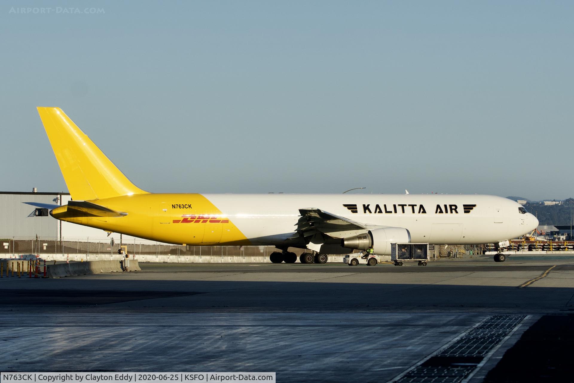 N763CK, 1993 Boeing 767-3P6/ERF C/N 26233, 1993 Boeing 767-300 SFO 2020.