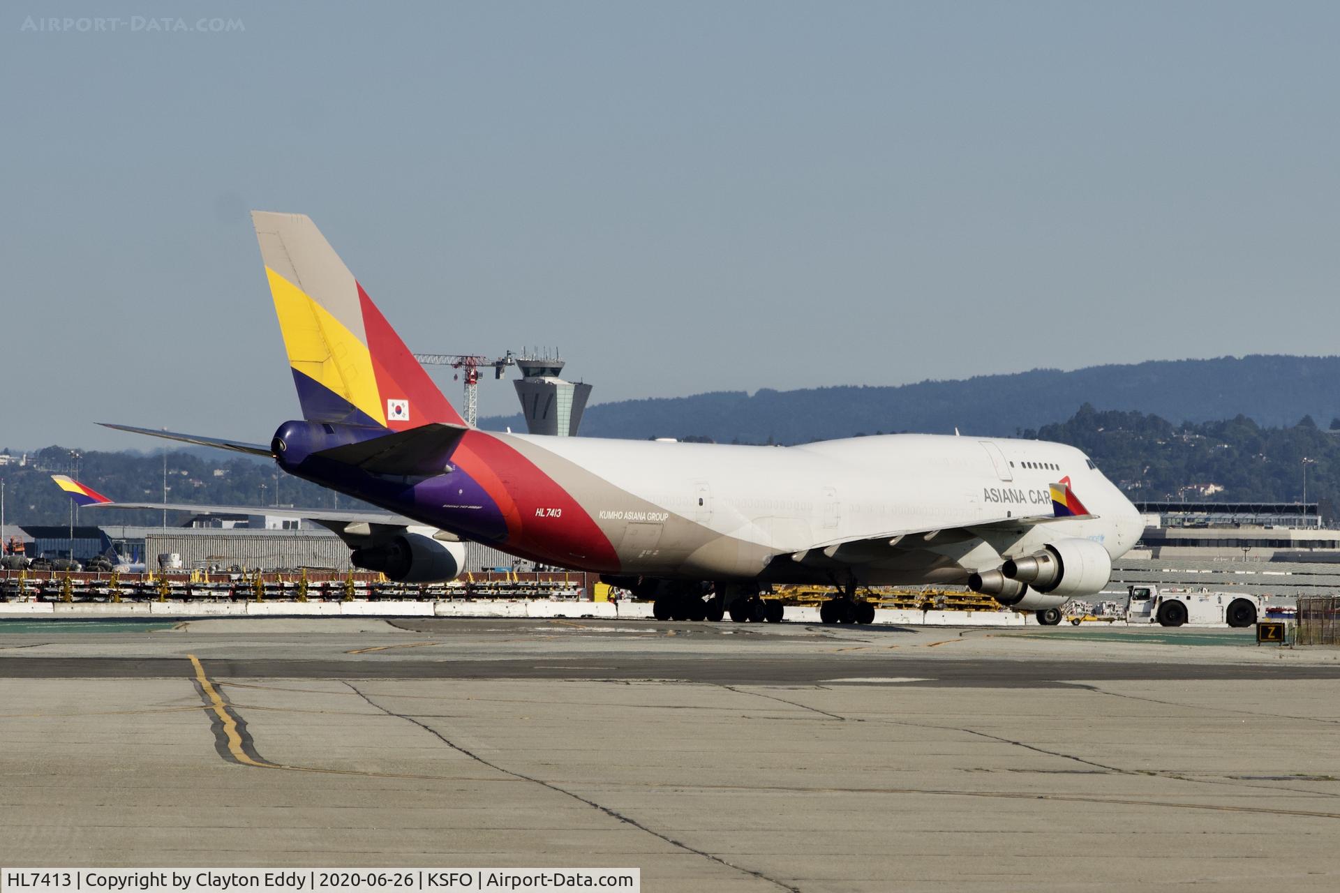 HL7413, 1991 Boeing 747-48ESF C/N 25405, 1991 Boeing 747 SFO 2020.