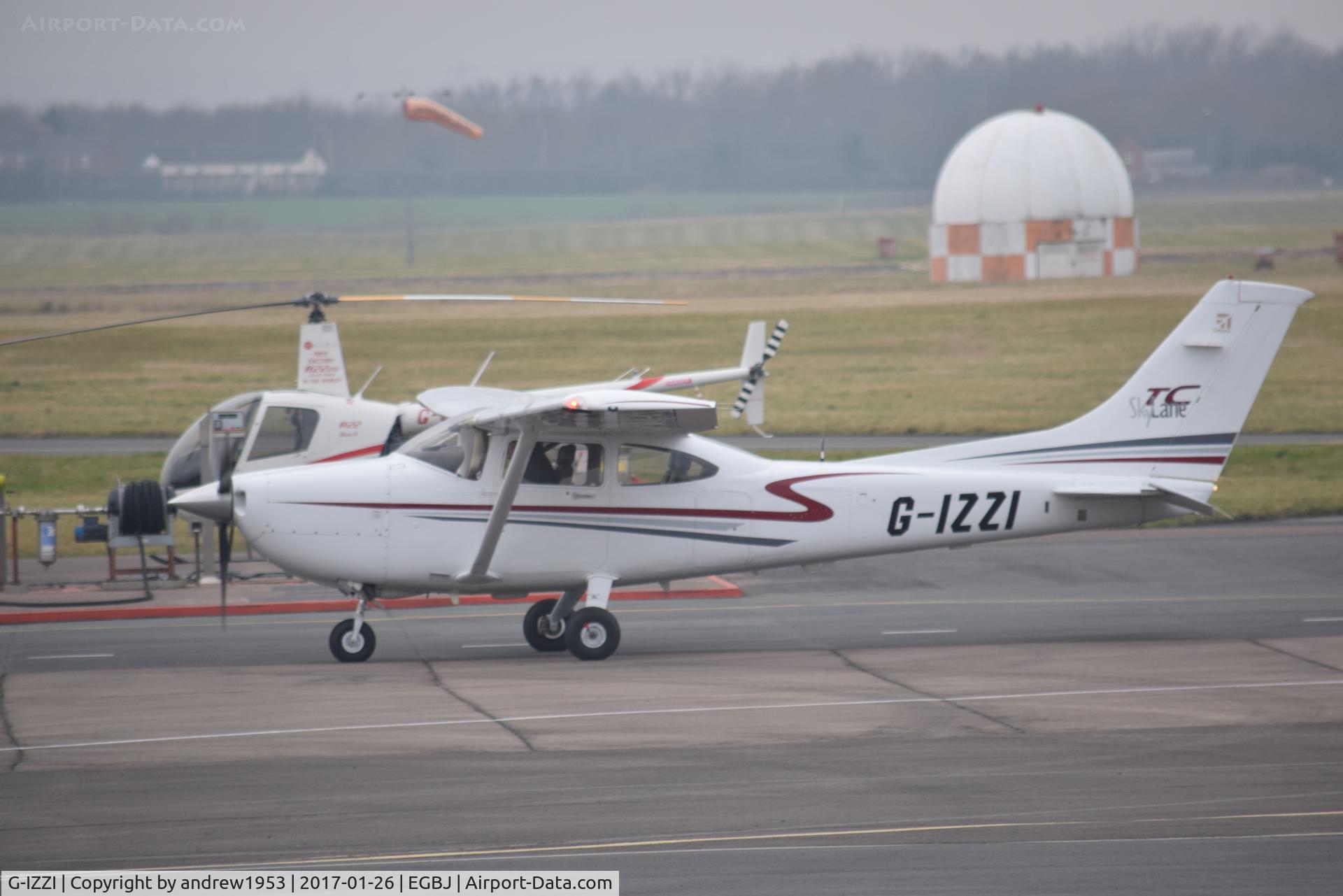 G-IZZI, 2001 Cessna T182T Turbo Skylane C/N T18208100, G-IZZI at Gloucestershire Airport.