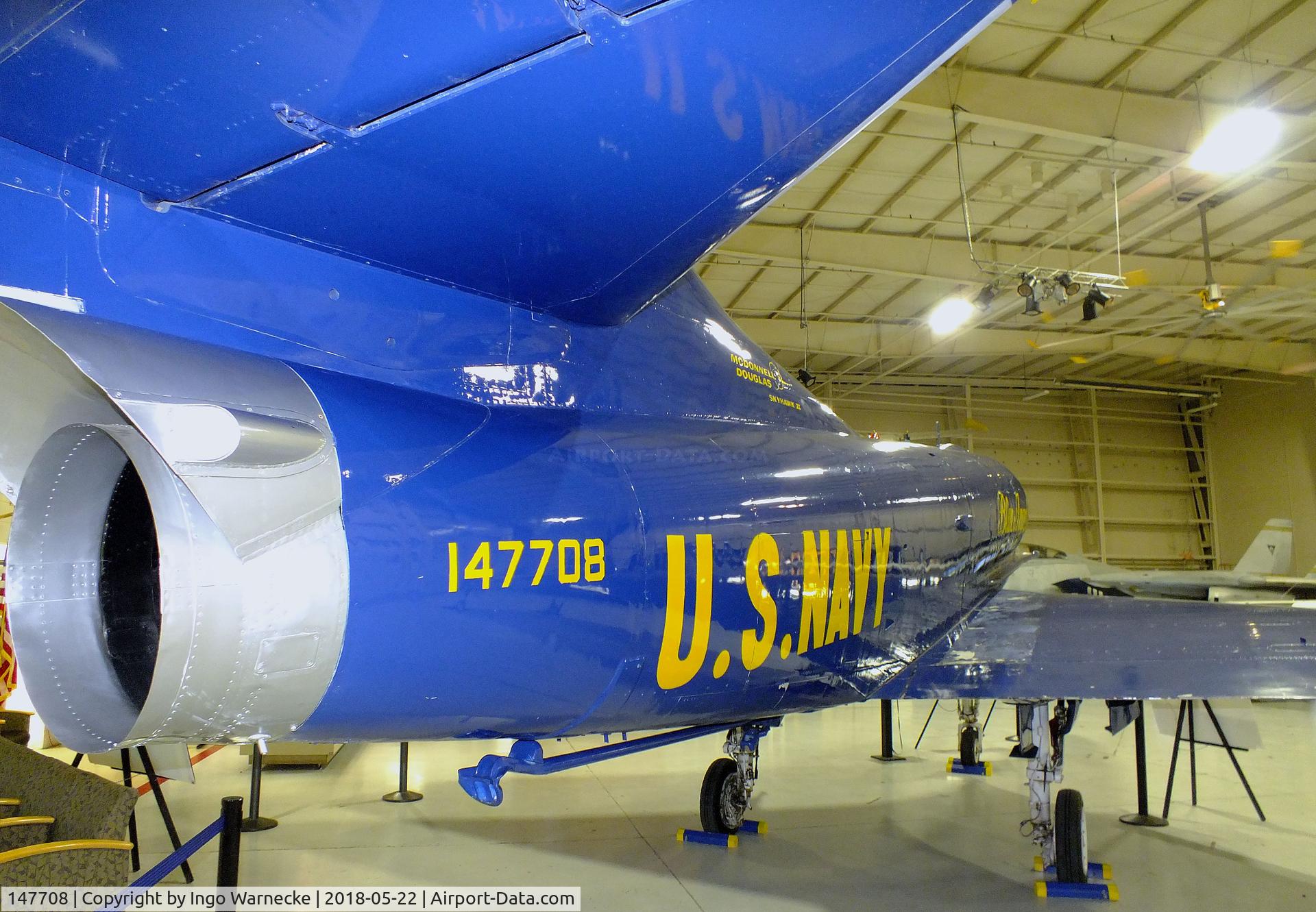 147708, Douglas A-4L Skyhawk C/N 12472, Douglas A-4L Skyhawk at the Aviation Museum of Kentucky, Lexington KY