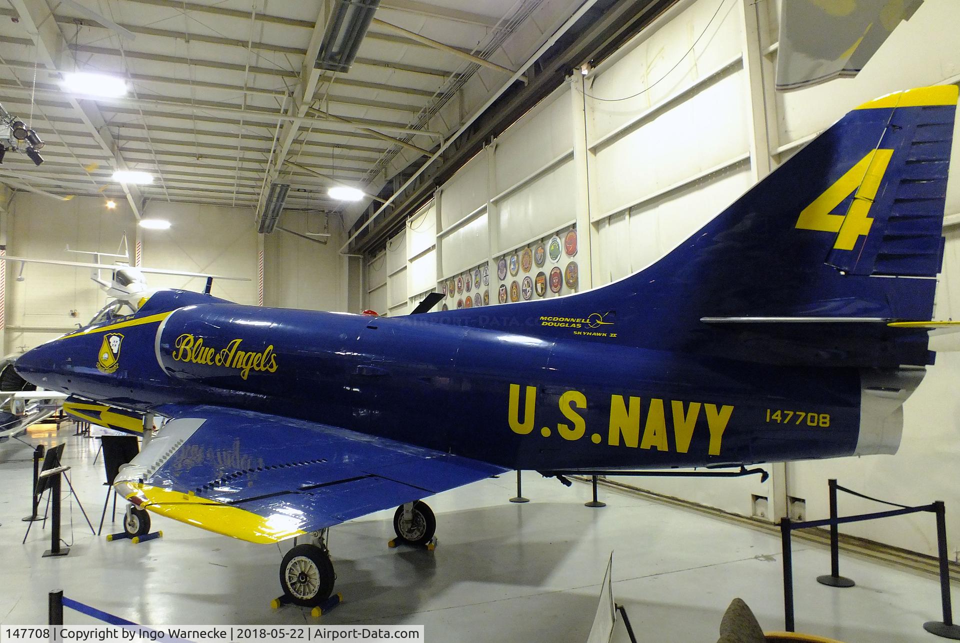 147708, Douglas A-4L Skyhawk C/N 12472, Douglas A-4L Skyhawk at the Aviation Museum of Kentucky, Lexington KY