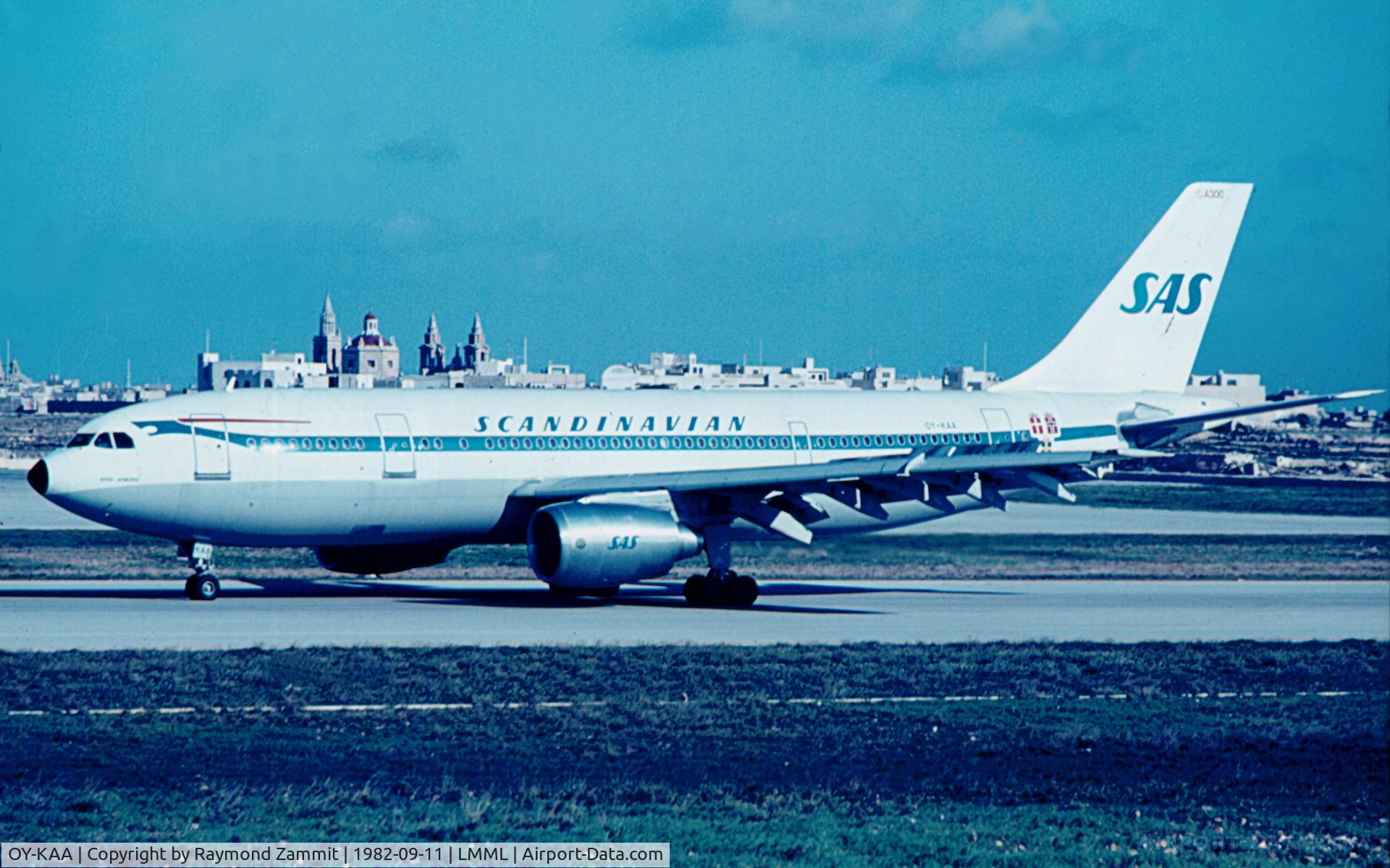 OY-KAA, 1980 Airbus A300B2-320 C/N 122, Airbus A300 OY-KAA SAS