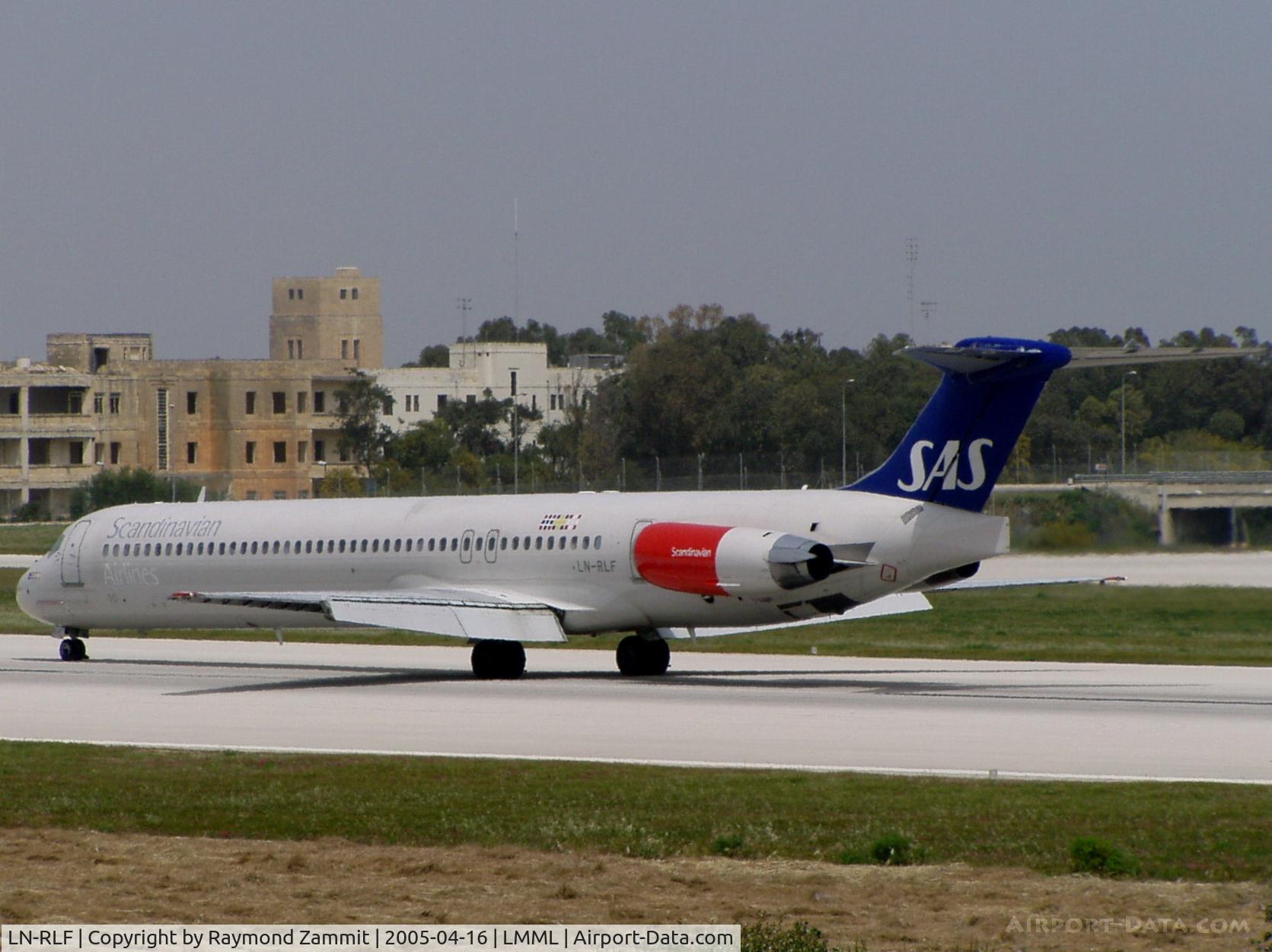 LN-RLF, 1985 McDonnell Douglas MD-82 (DC-9-82) C/N 49383, MD-82 LN-RLF SAS