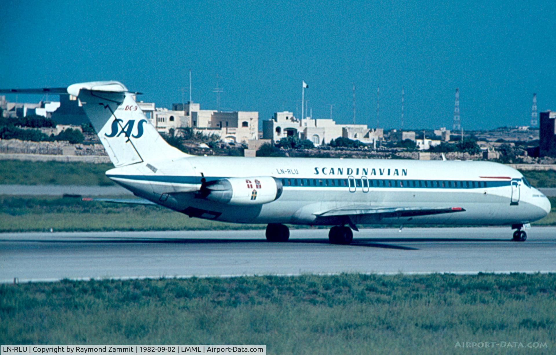 LN-RLU, 1971 Douglas DC-9-41 C/N 47511, DC9 LN-RLU SAS