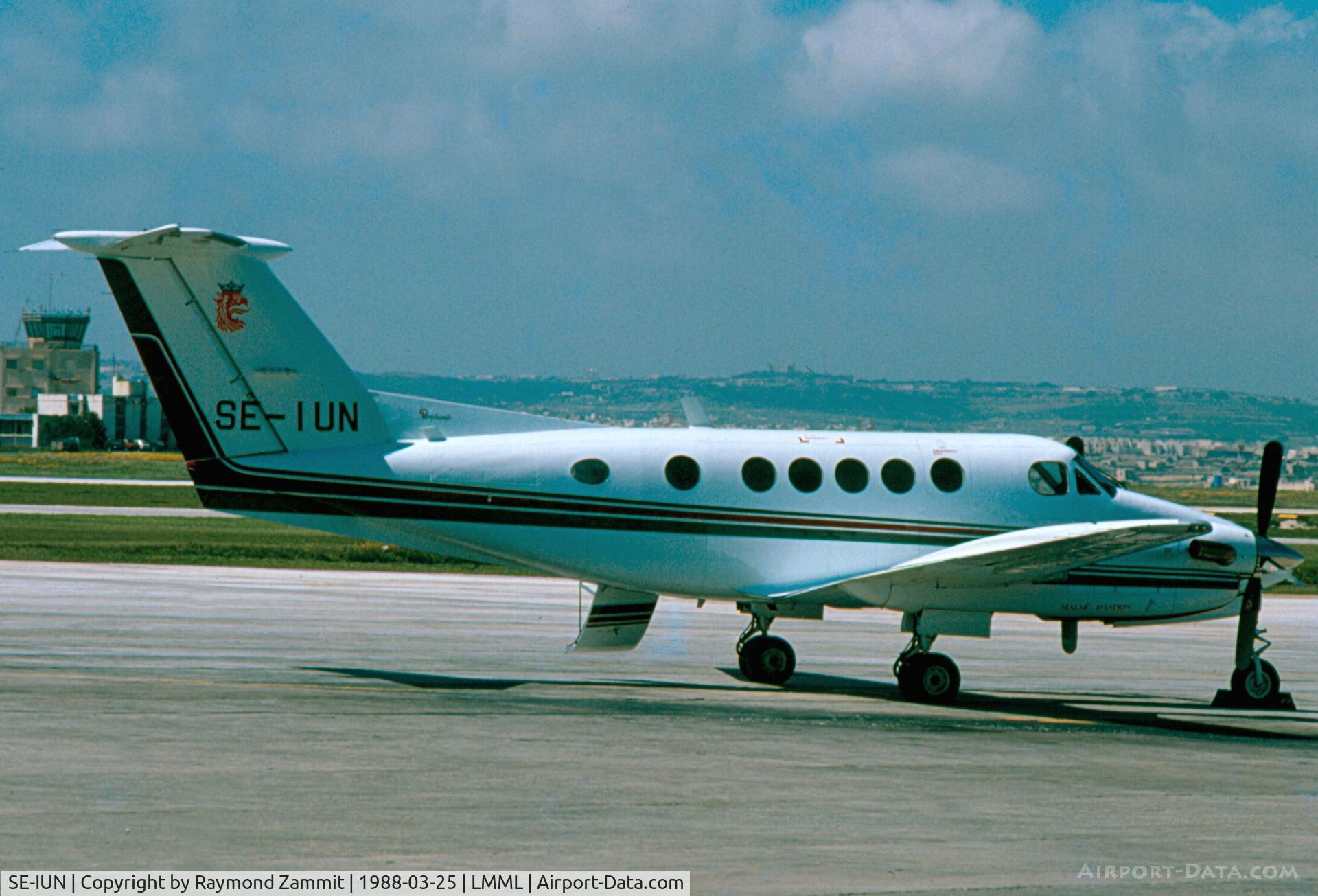 SE-IUN, 1980 Beechcraft 200 Super King Air C/N BB-616, Beechcraft 200 super King Air SE-IUN Scanwings