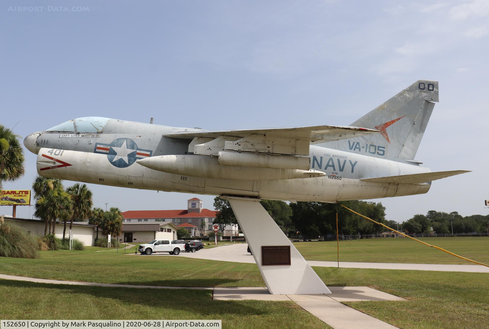 152650, LTV A-7A Corsair II C/N A-007, LTV A-7A Corsair II