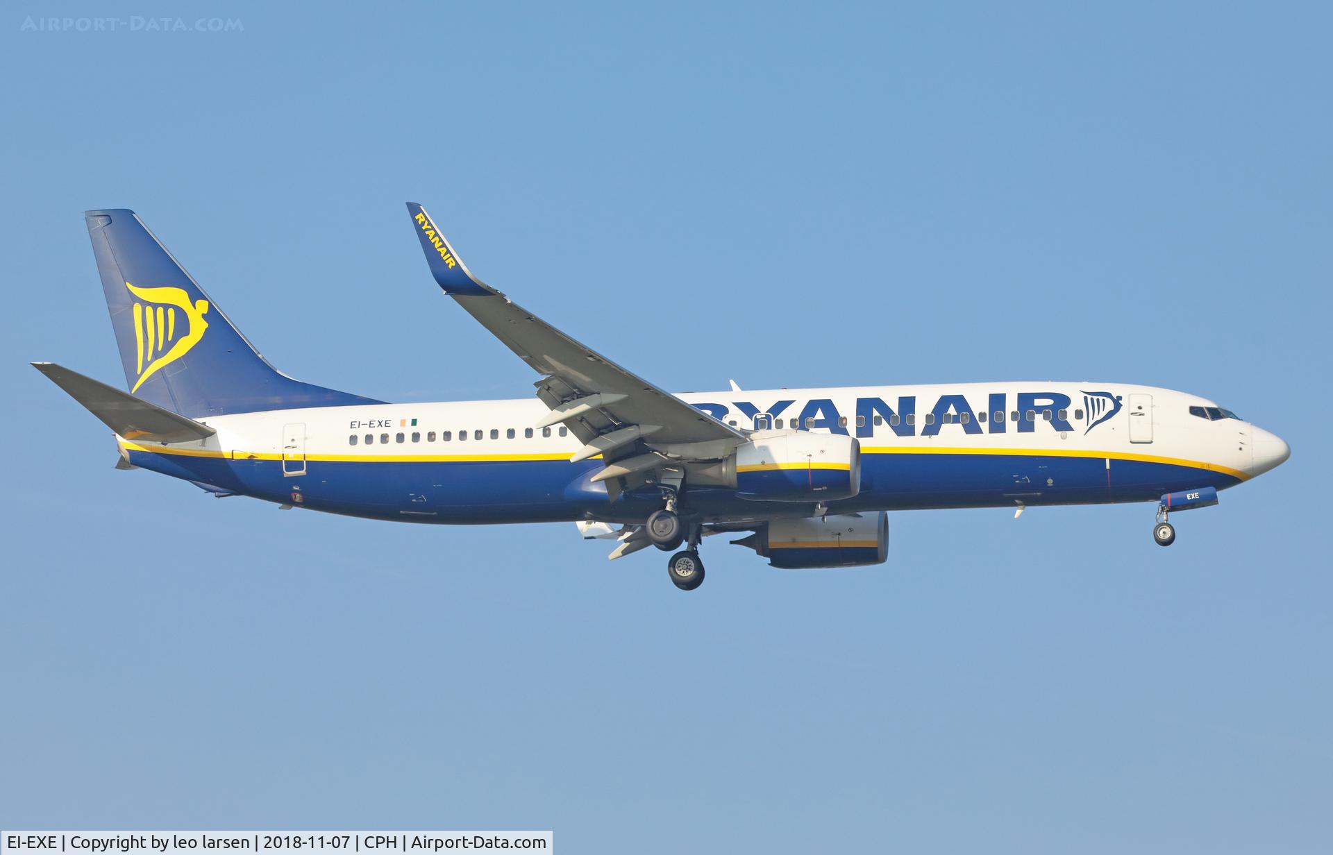 EI-EXE, 2012 Boeing 737-8AS C/N 40321, Copenhagen 7.11.2018