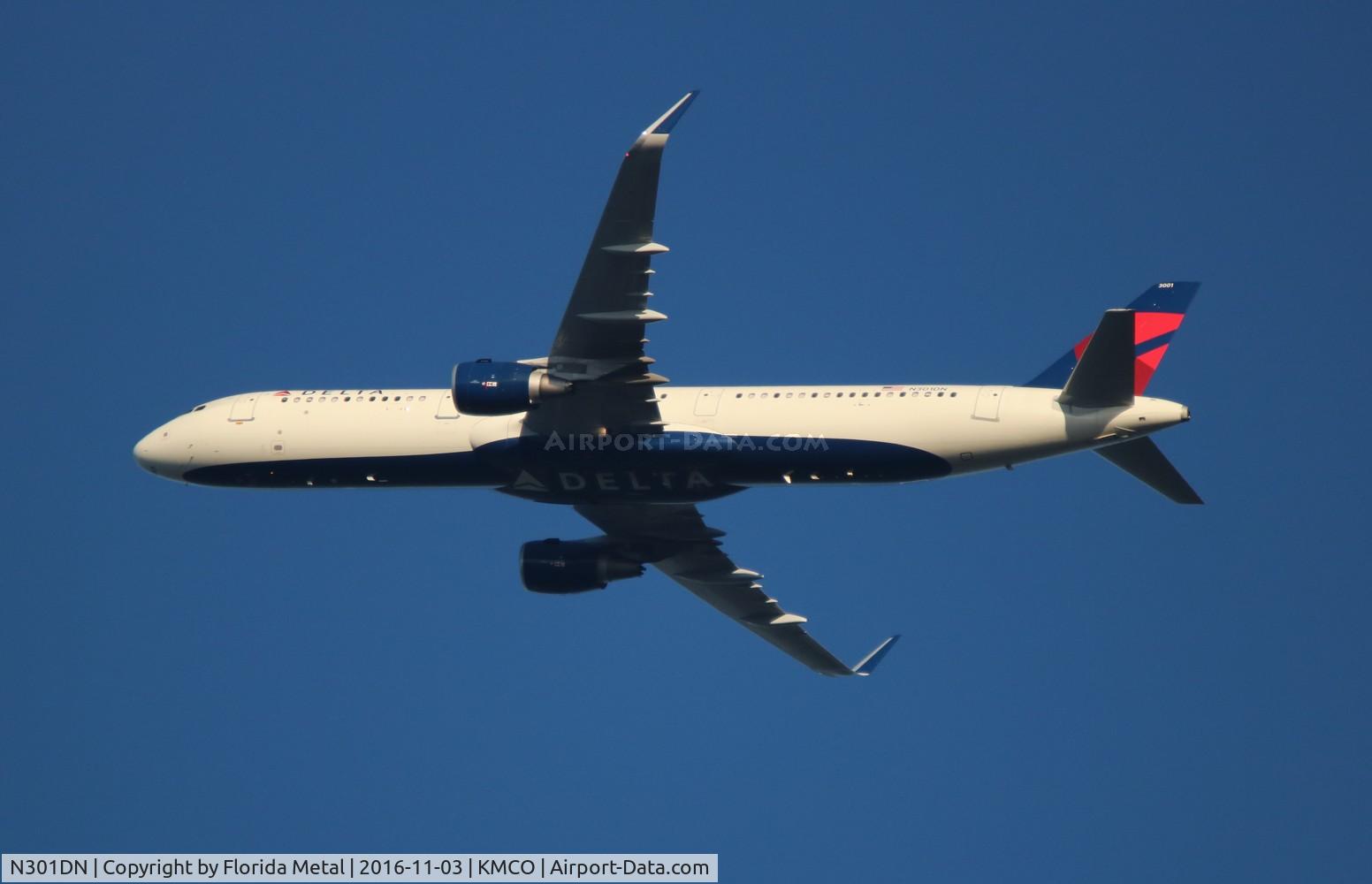 N301DN, 2016 Airbus A321-211 C/N 6923, MCO 2016