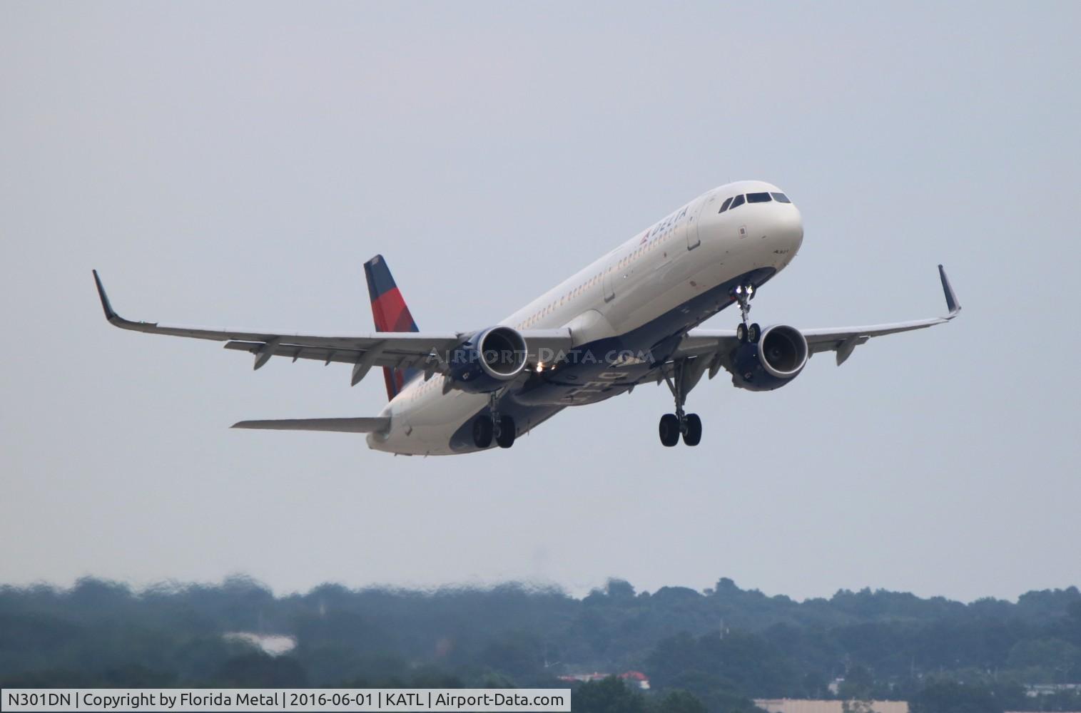 N301DN, 2016 Airbus A321-211 C/N 6923, ATL 2016
