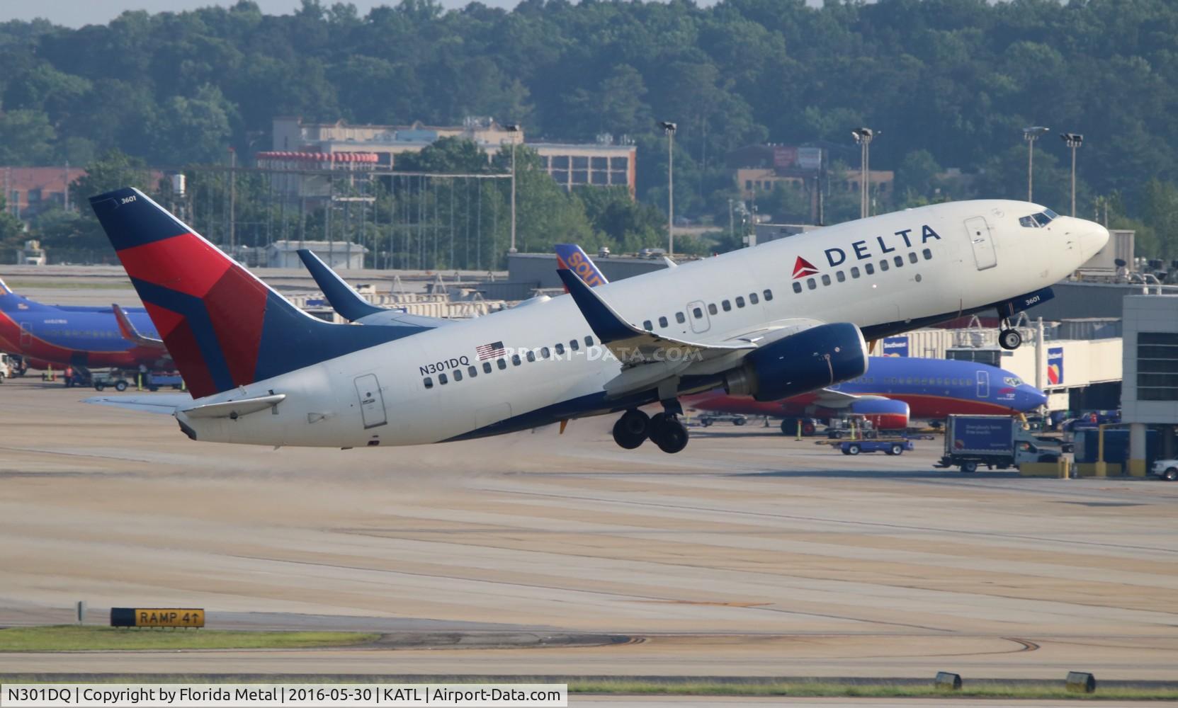 N301DQ, 2008 Boeing 737-732 C/N 29687, ATL 2016