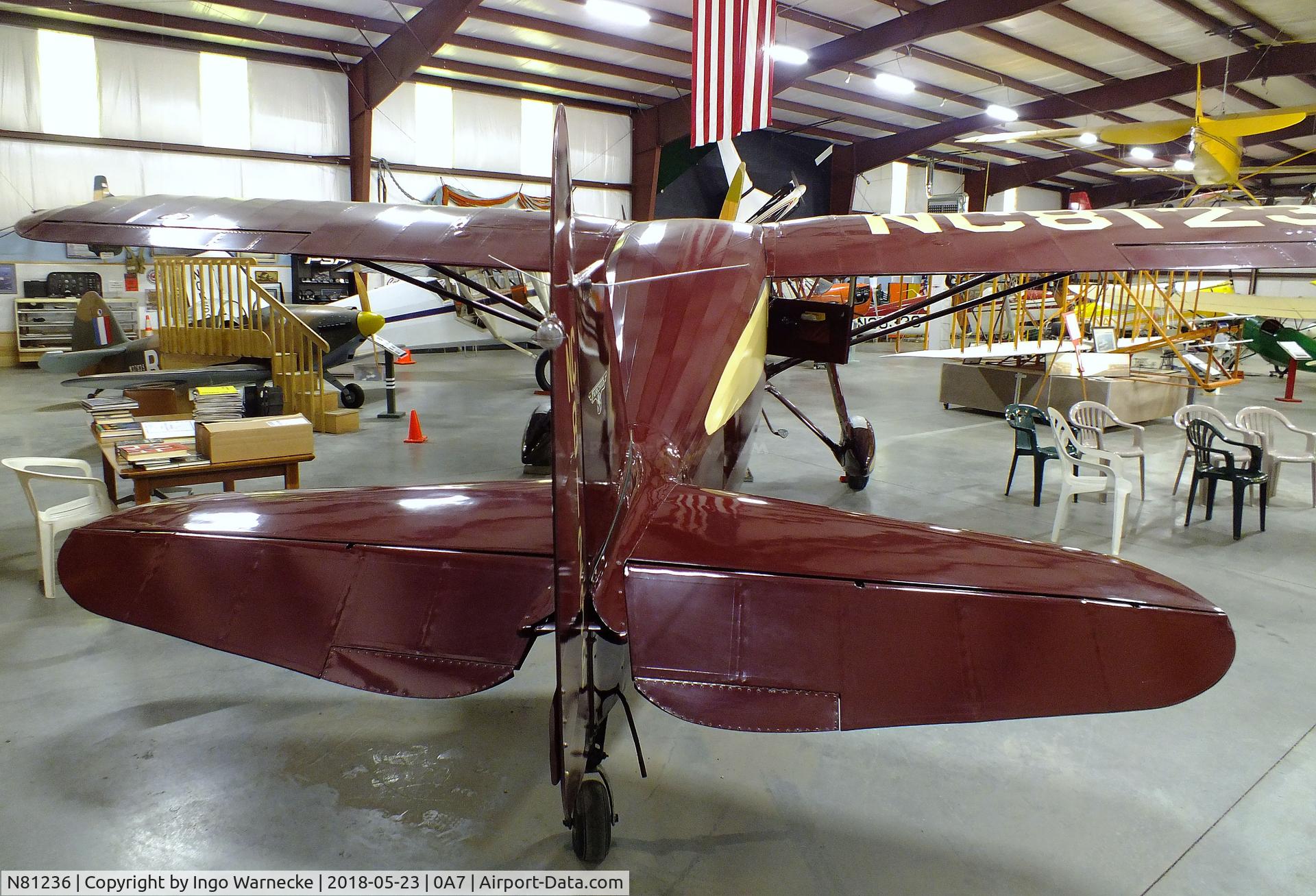N81236, 1946 Fairchild 24R-46 C/N R46137, Fairchild 24R-46 at the Western North Carolina Air Museum, Hendersonville NC
