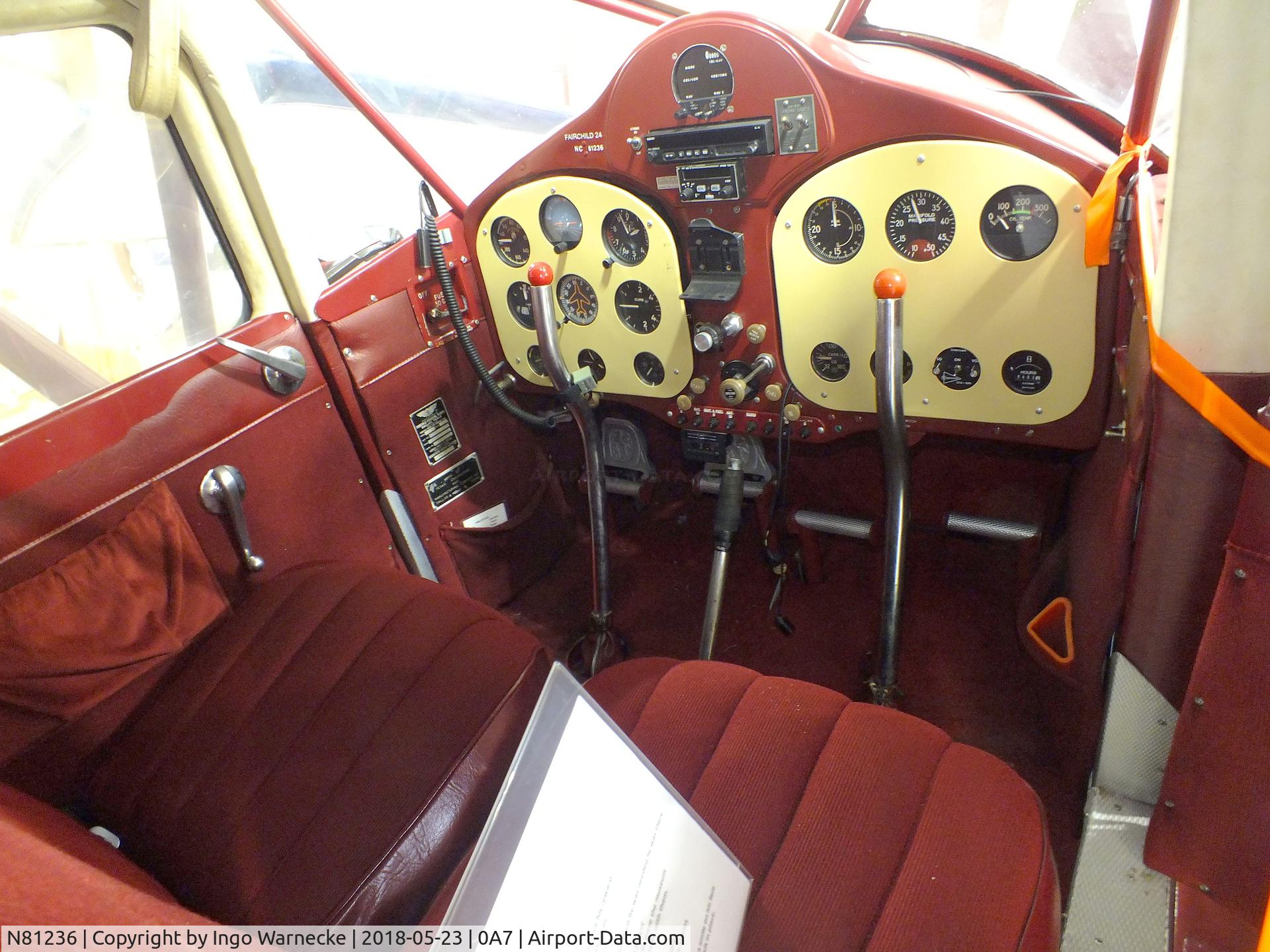 N81236, 1946 Fairchild 24R-46 C/N R46137, Fairchild 24R-46 at the Western North Carolina Air Museum, Hendersonville NC  #c